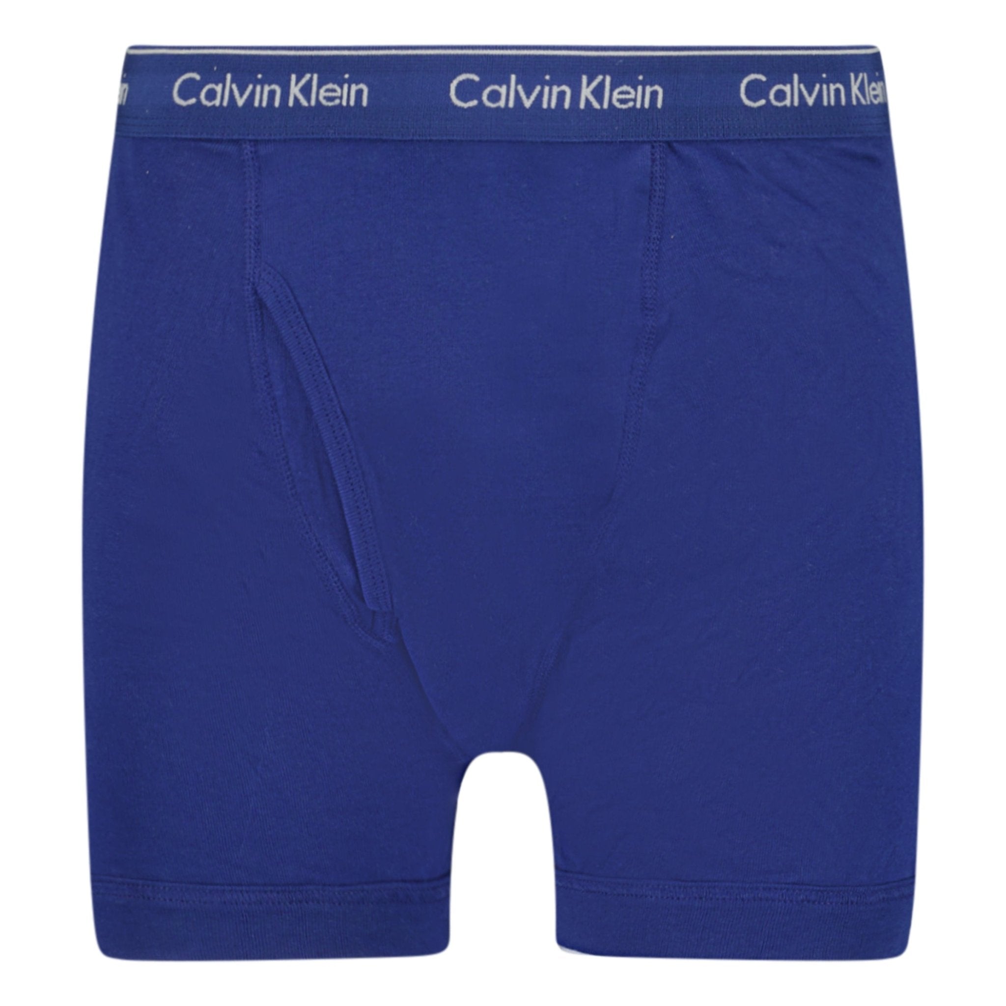 Calvin Klein Stencil Logo Cotton Stretch Boxers Blue, Baby Blue & Navy (3 Pack)