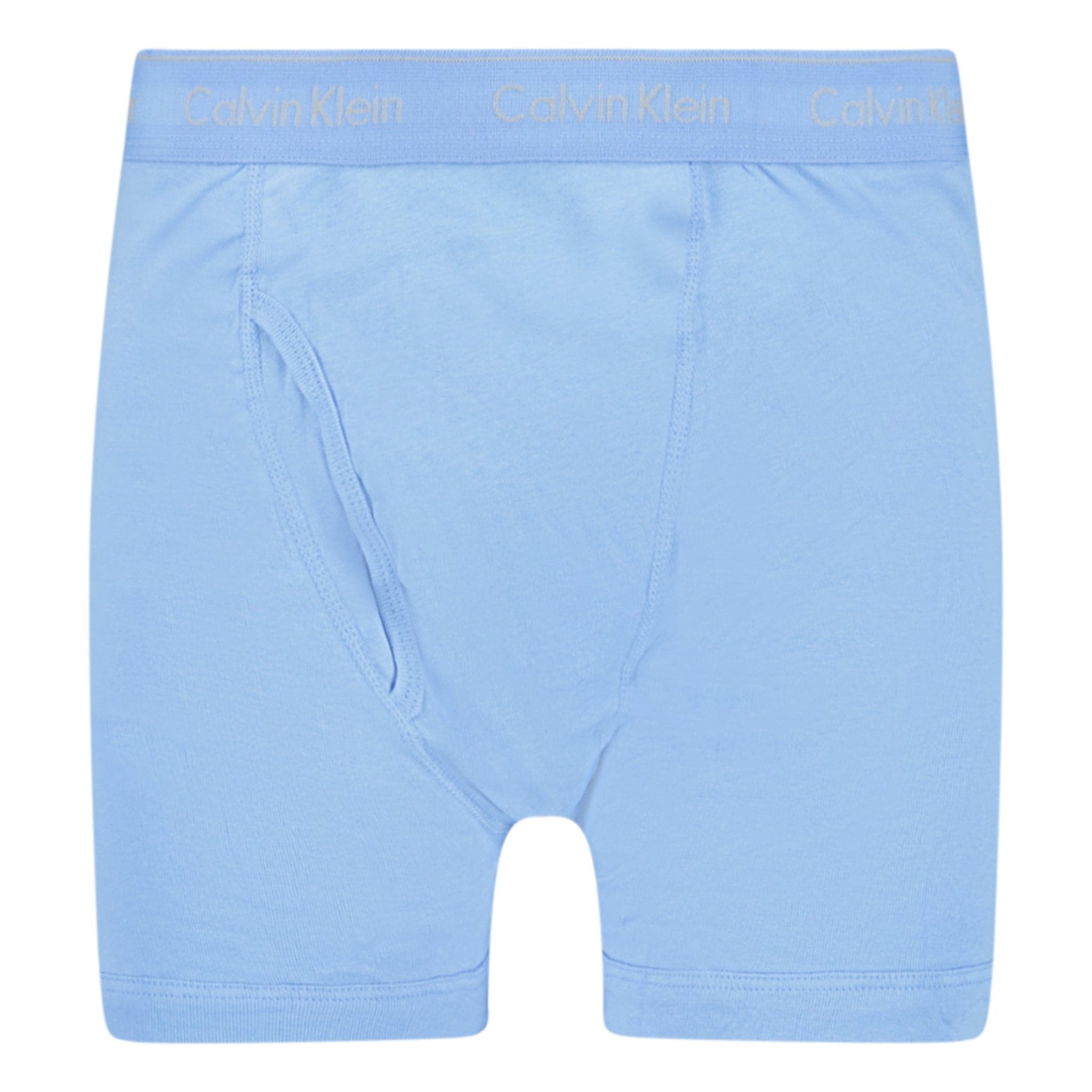 Calvin Klein Stencil Logo Cotton Stretch Boxers Blue, Baby Blue & Navy (3 Pack)