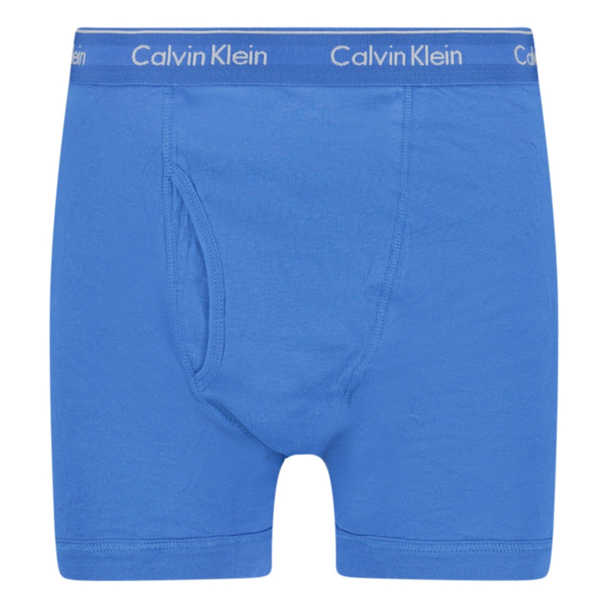 Calvin Klein Stencil Logo Cotton Stretch Boxers Blue, Baby Blue & Navy (3 Pack)