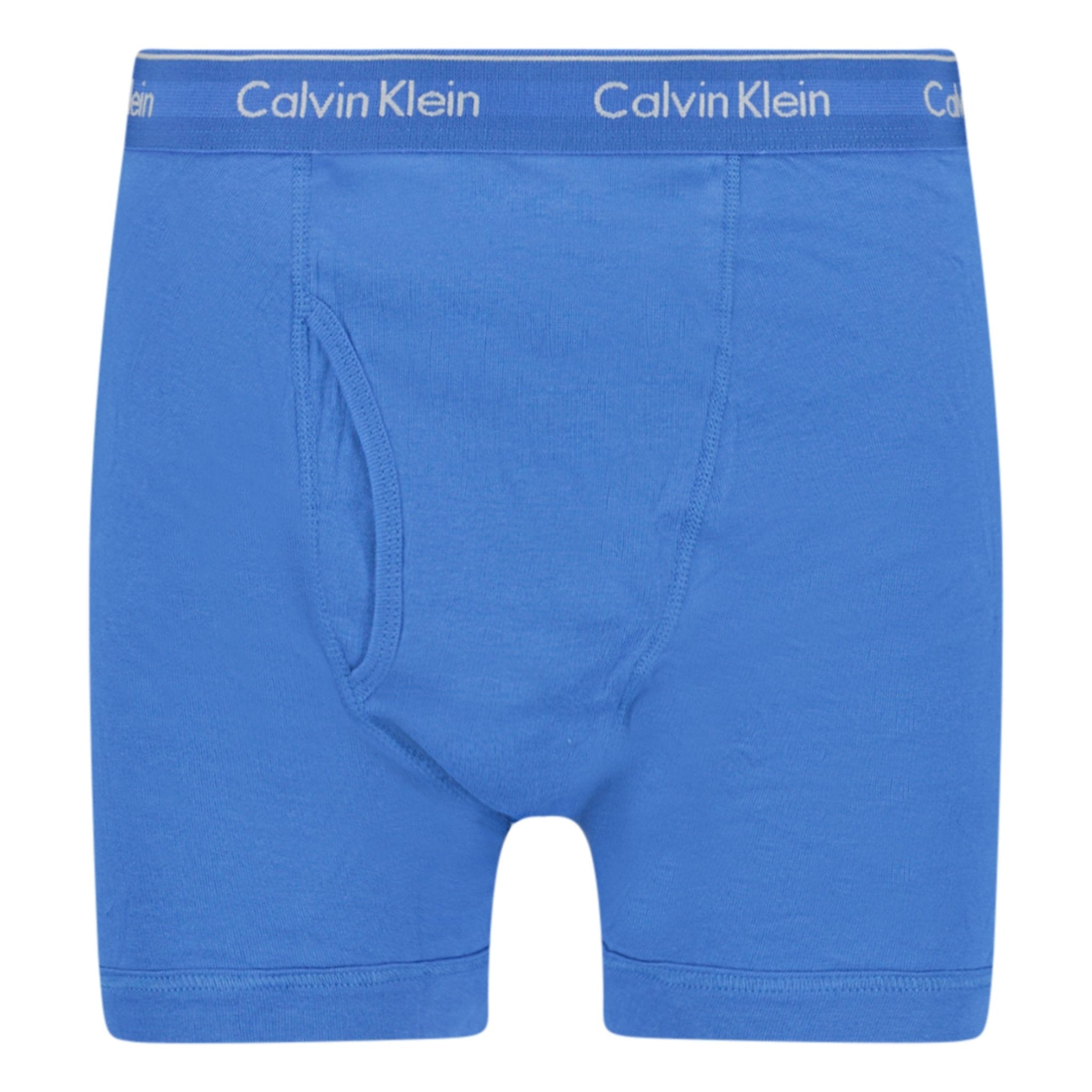 Calvin Klein Stencil Logo Cotton Stretch Boxers Blue, Baby Blue & Navy (3 Pack)
