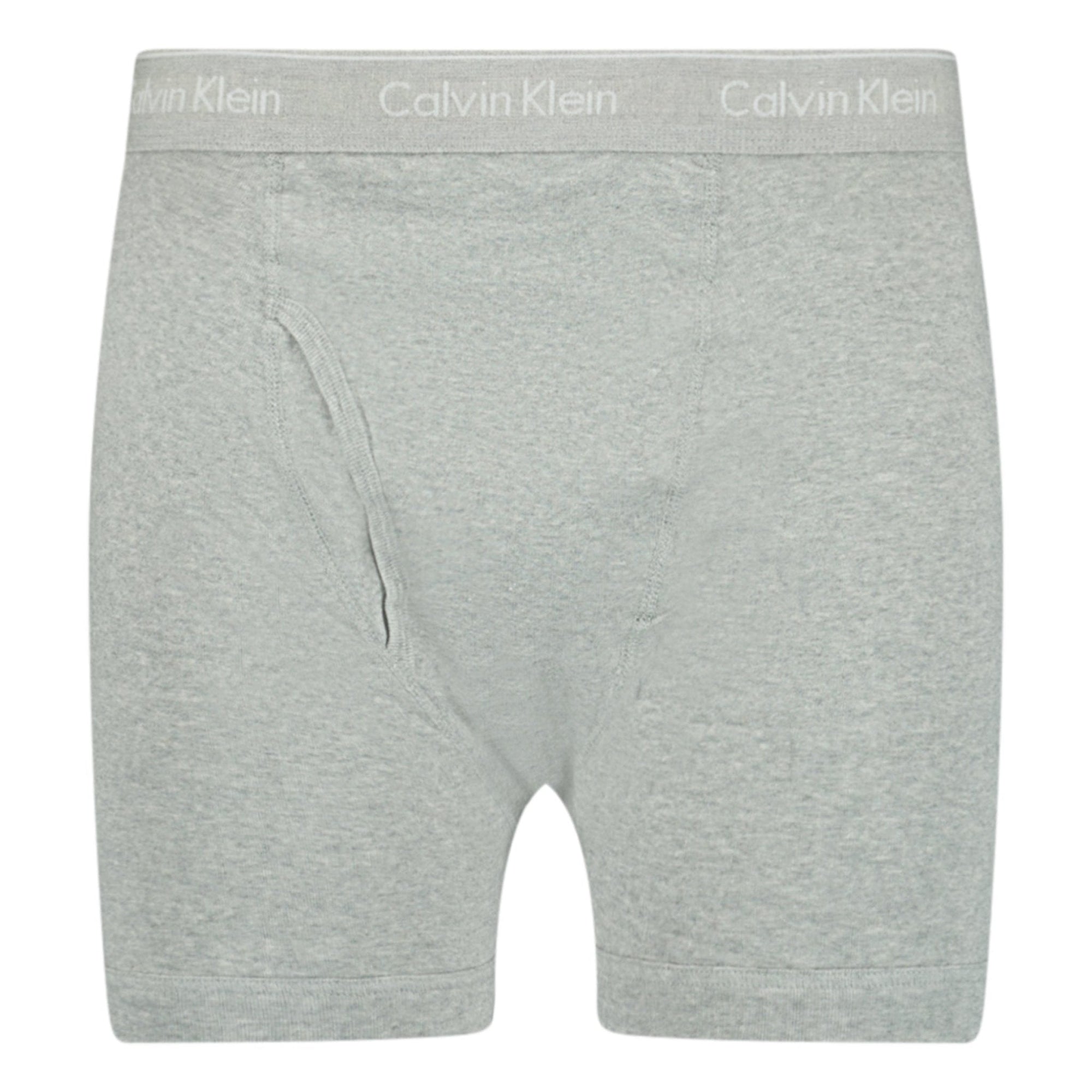 Calvin Klein Stencil Logo Cotton Stretch Boxers Grey, Black & White (3 Pack)