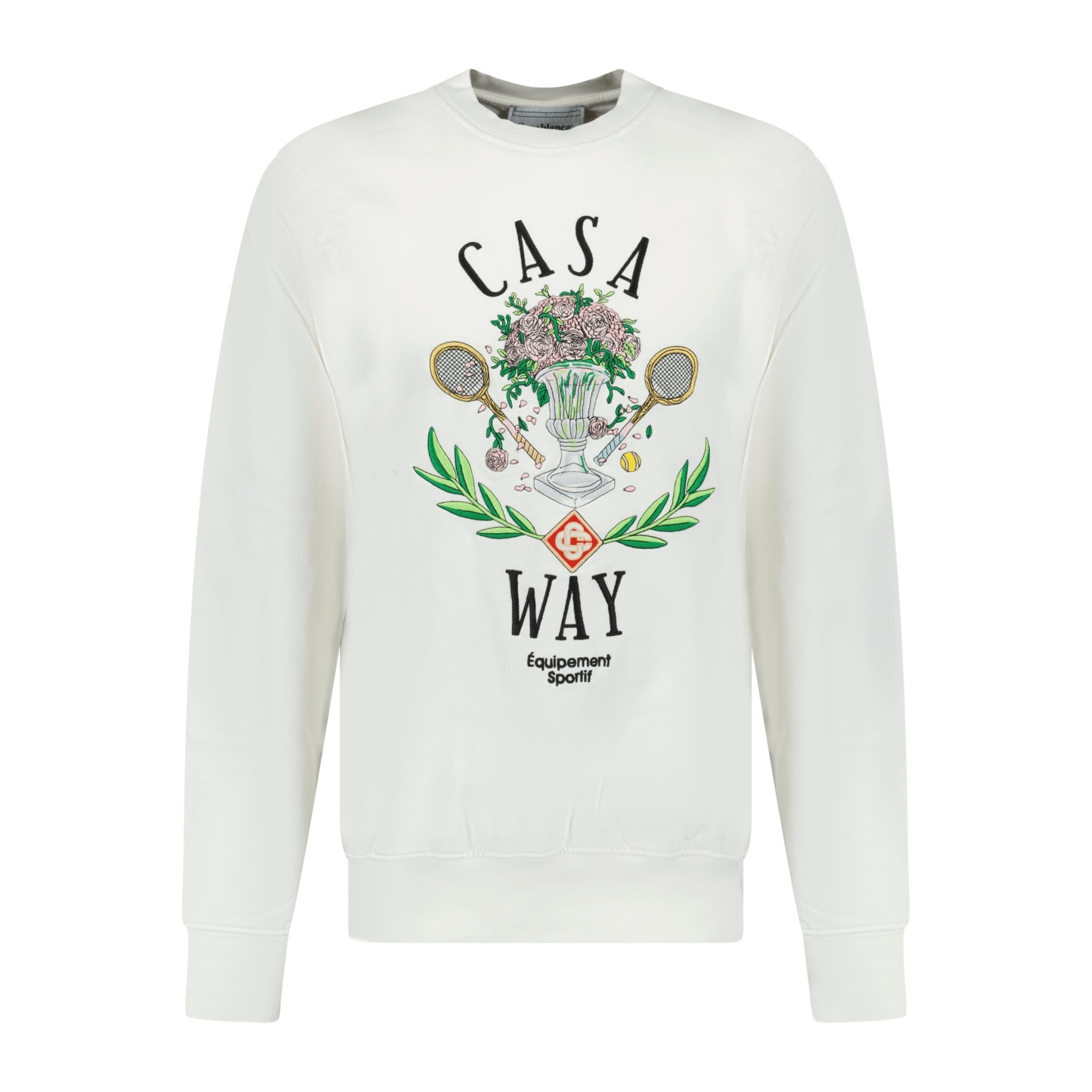 Casablanca 'Casa Way' Graphic Print Sweatshirt White