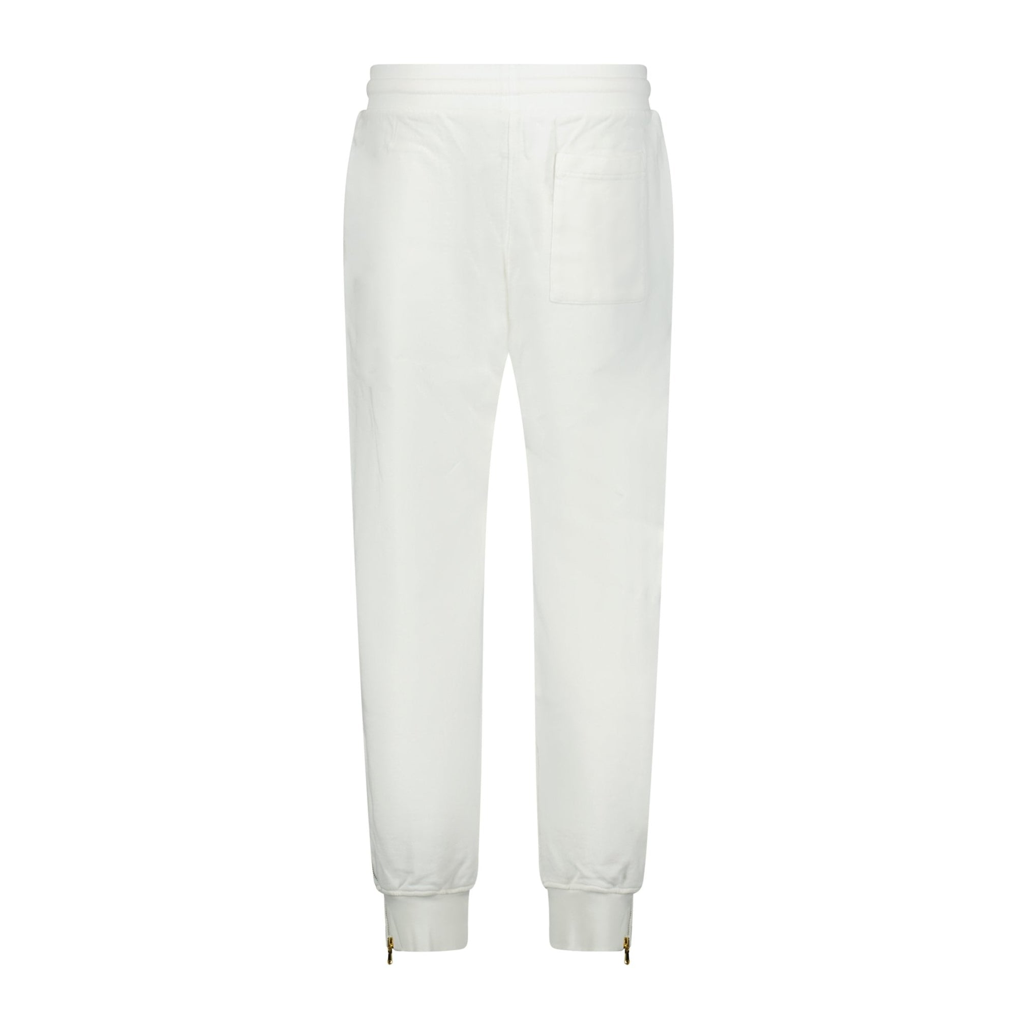 Casablanca Loopback Diamond Logo Sweatpants White