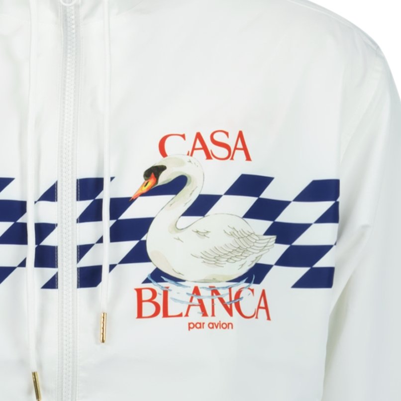 Casablanca Par Avion Shell Suit Track Jacket White