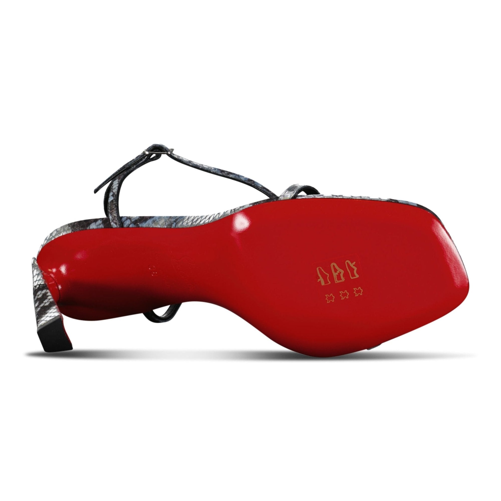 Christian Louboutin Condora 80mm Leather Heels Mix Black