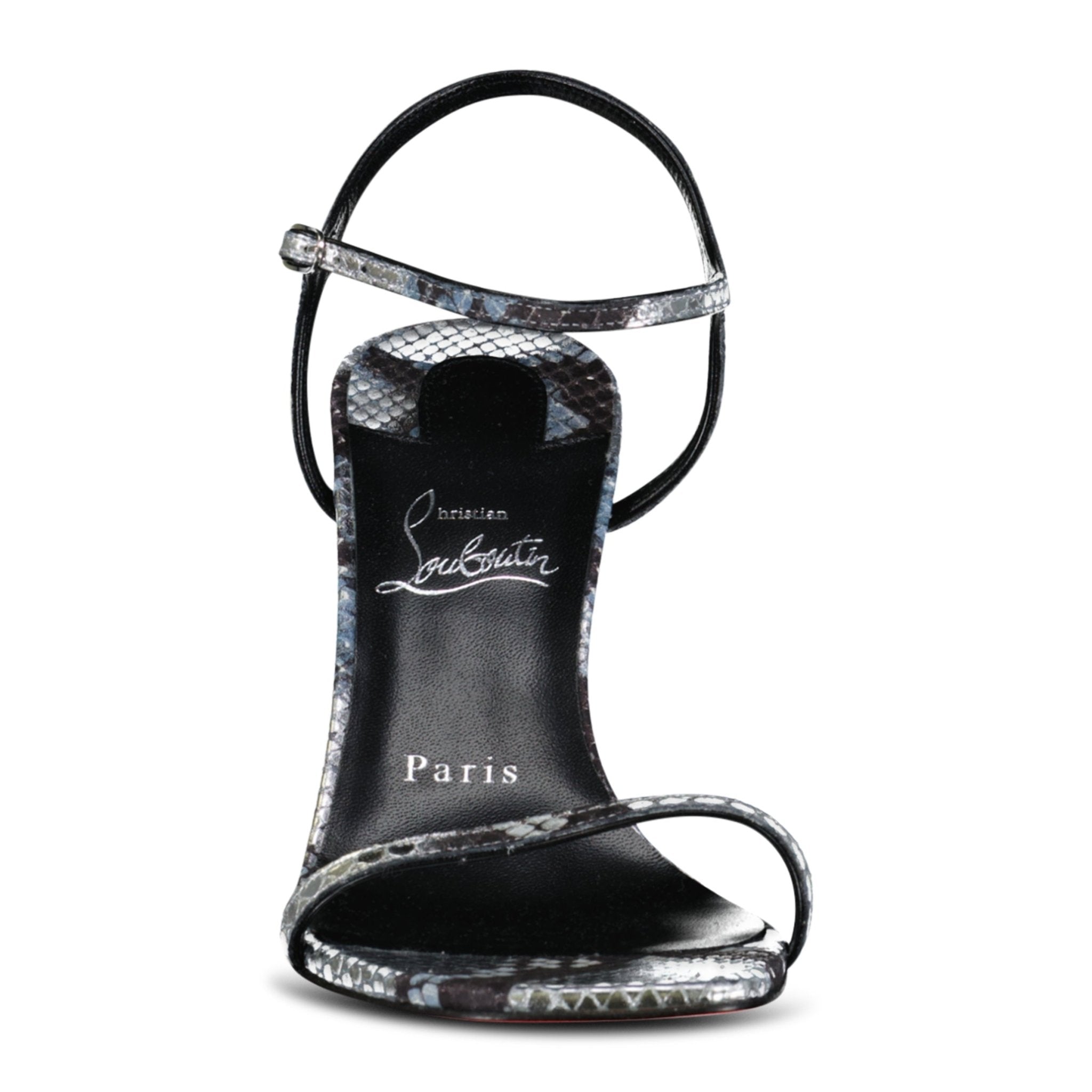 Christian Louboutin Condora 80mm Leather Heels Mix Black