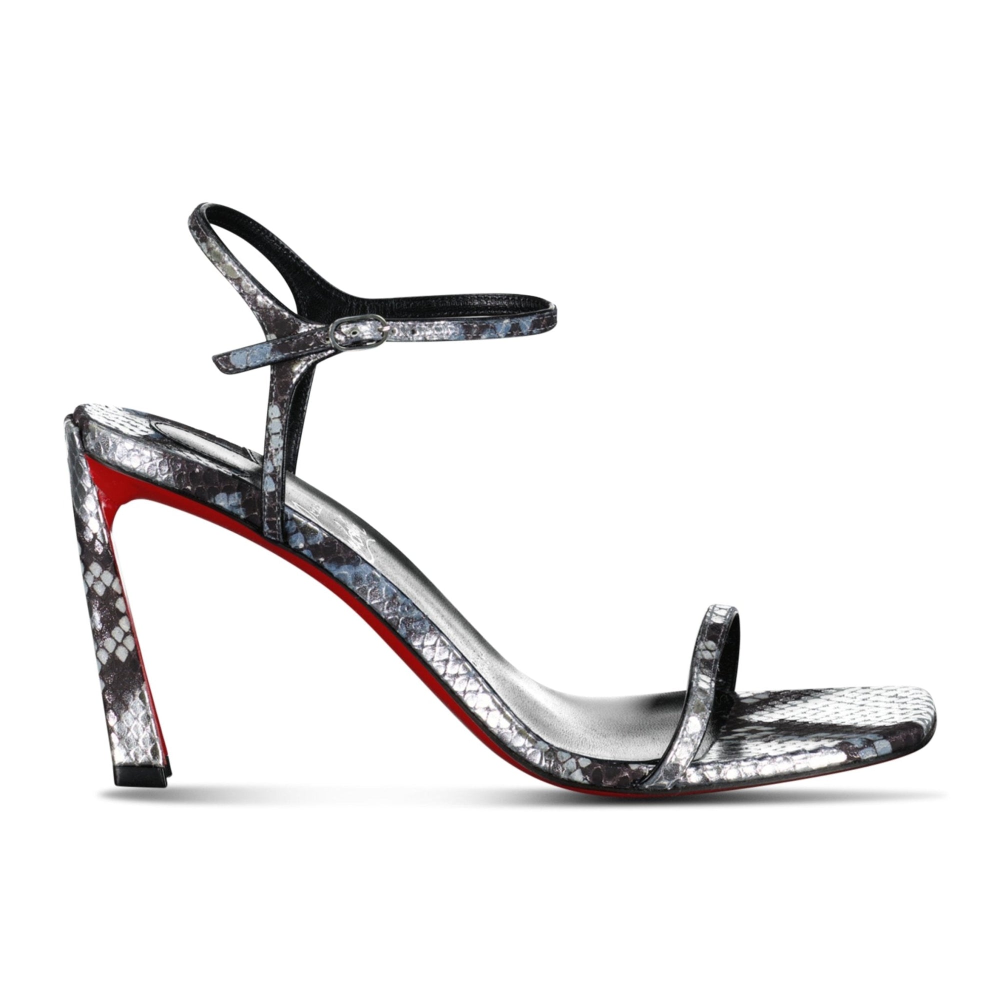 Christian Louboutin Condora 80mm Leather Heels Mix Black