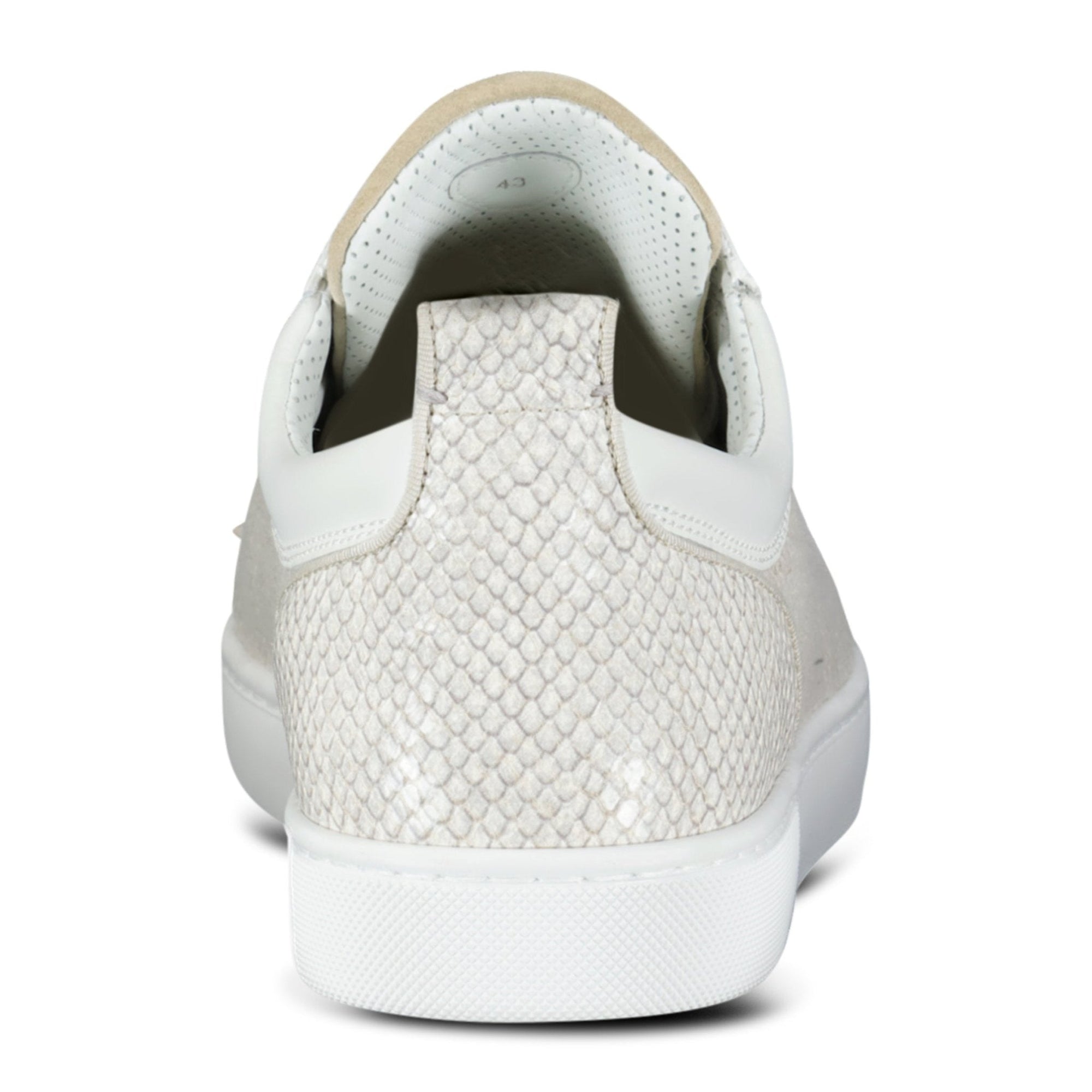 Christian Louboutin Louis Junior Spikes Canvas Sneakers in Beige