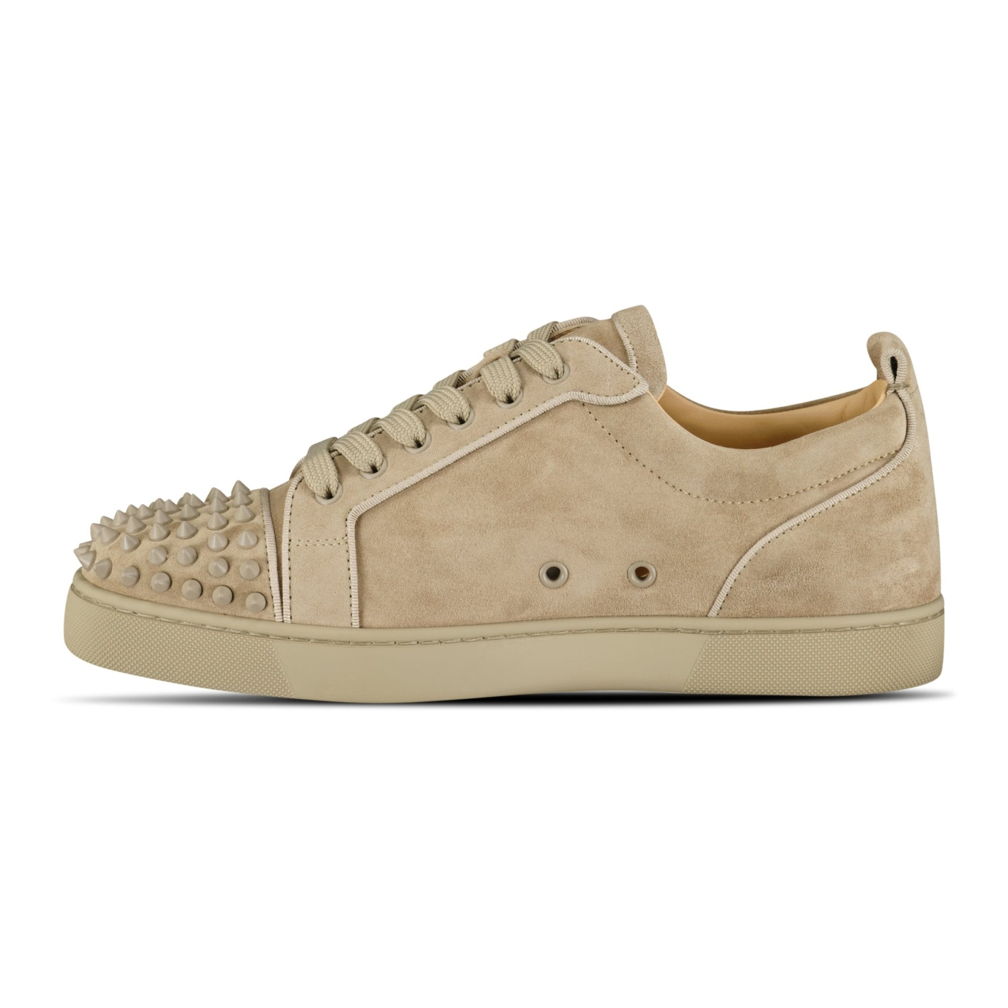 Christian Louboutin Louis Junior Spikes Orlato Trainers Beige