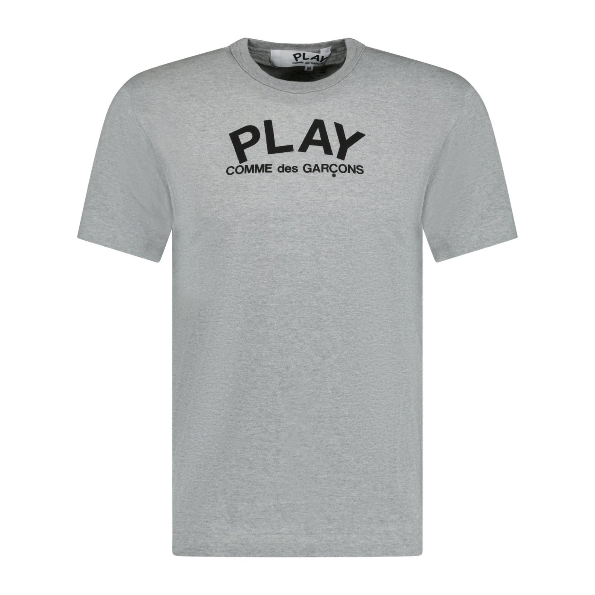 Comme Des Garcons Play Logo T-Shirt Grey