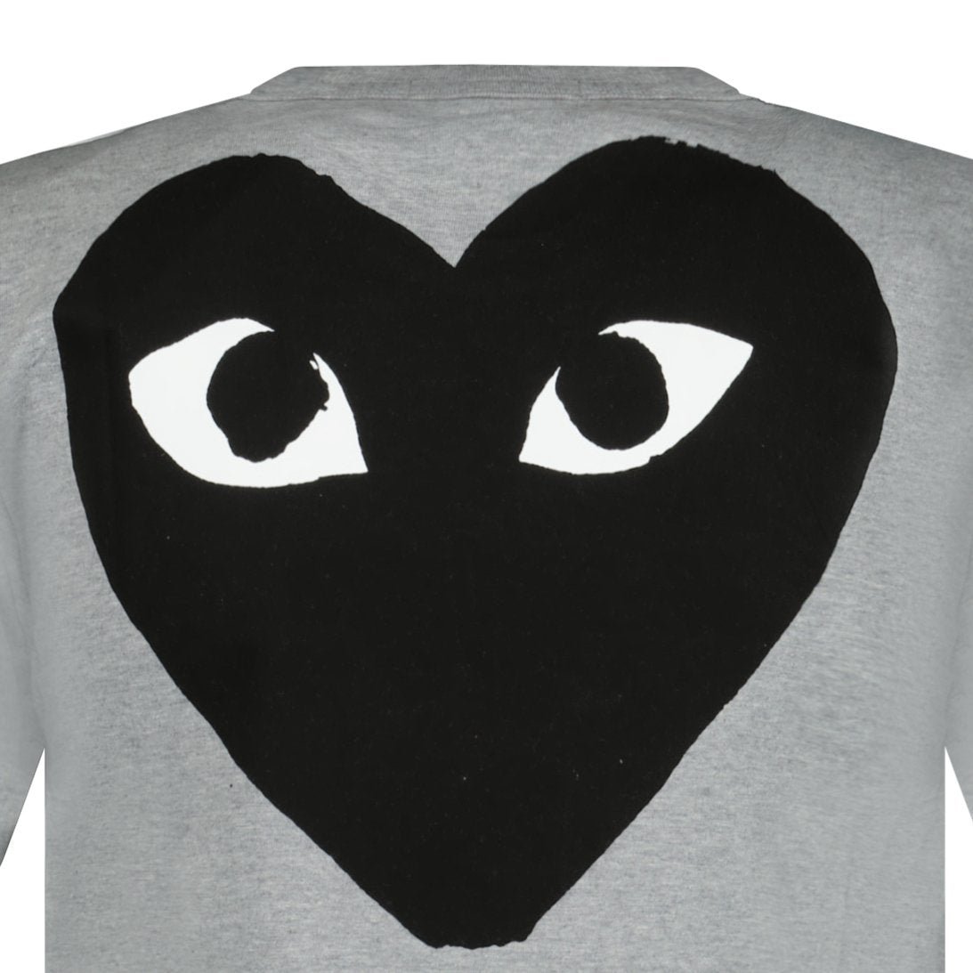 Comme Des Garcons Play Logo T-Shirt Grey