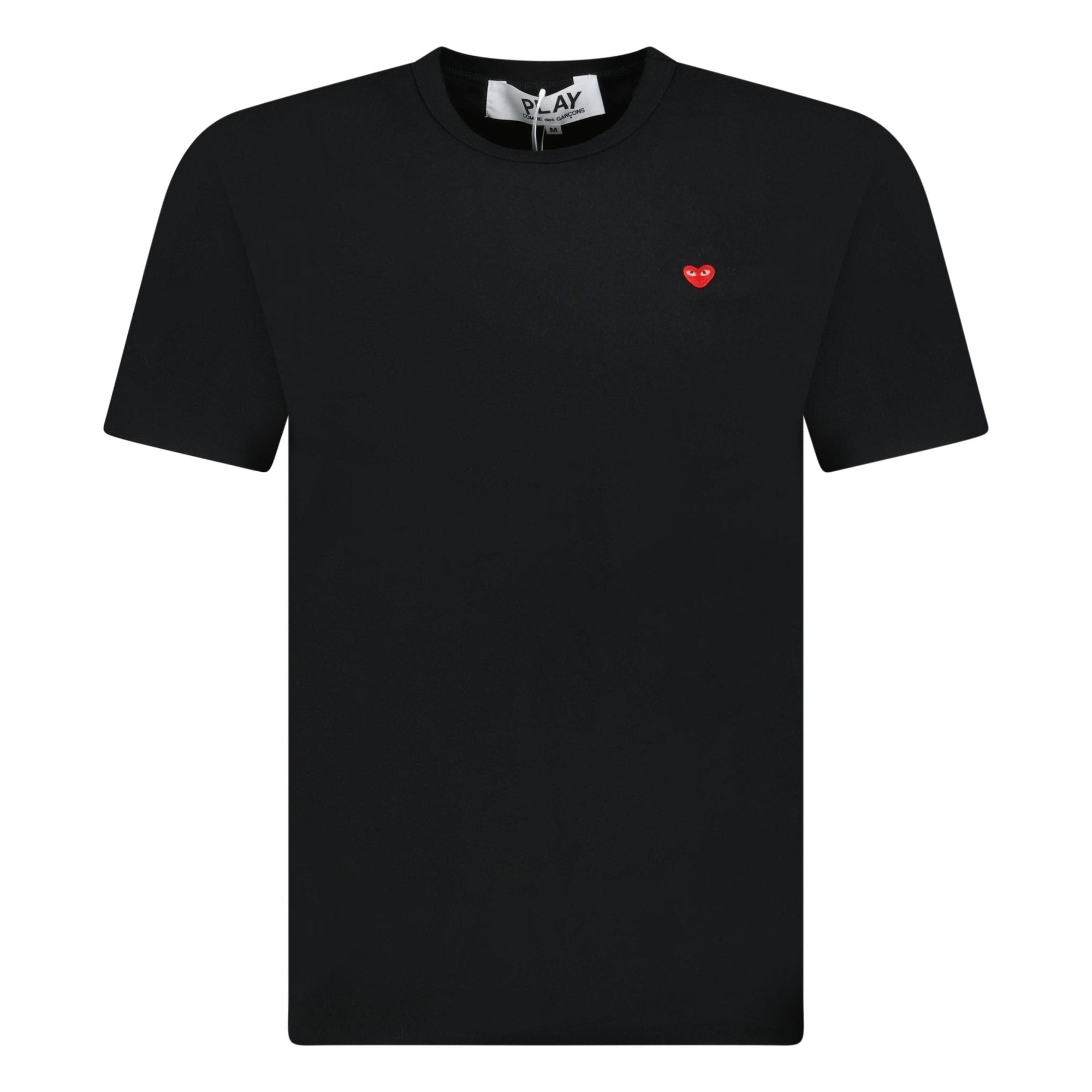 Comme Des Garcons Play Small Stitch Heart T-Shirt Black