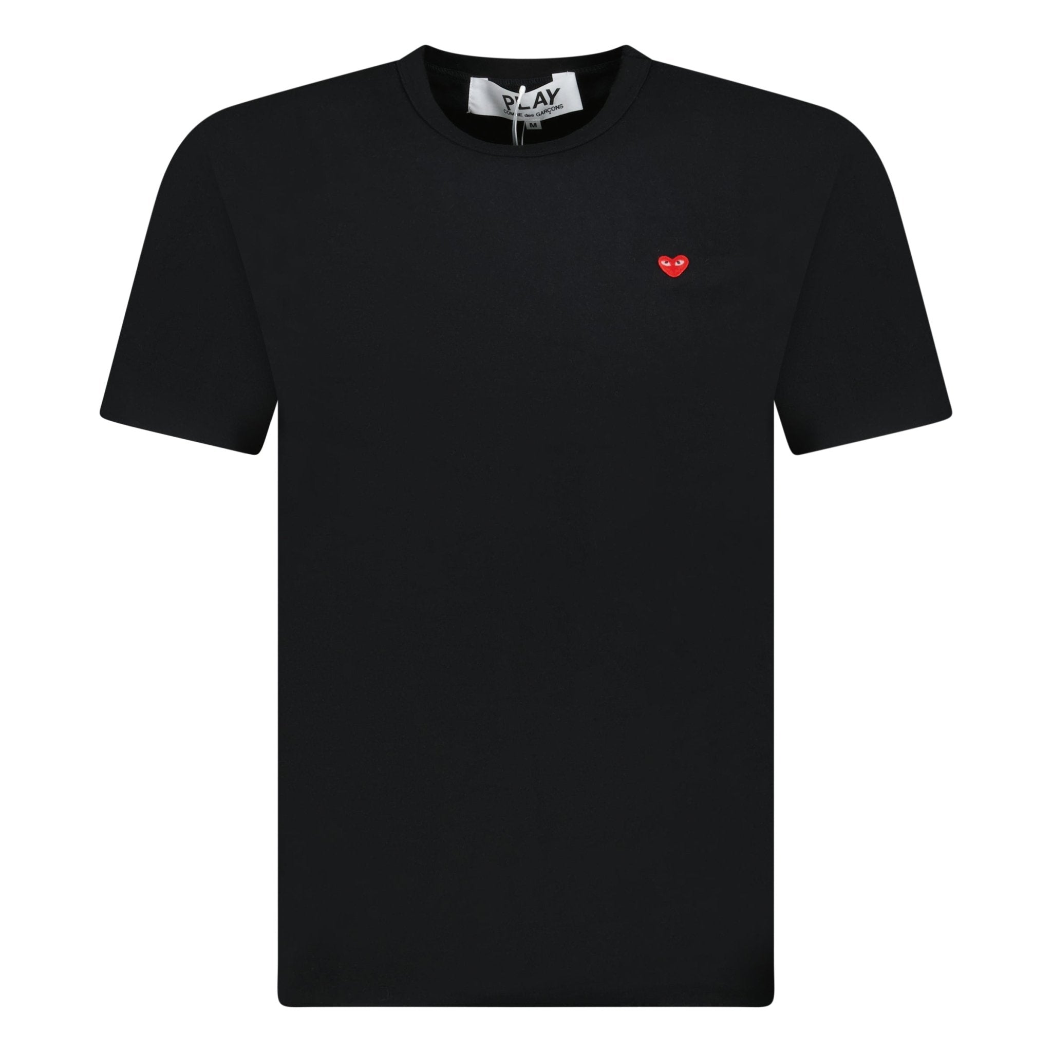 Comme Des Garcons Play Small Stitch Heart T-Shirt Black