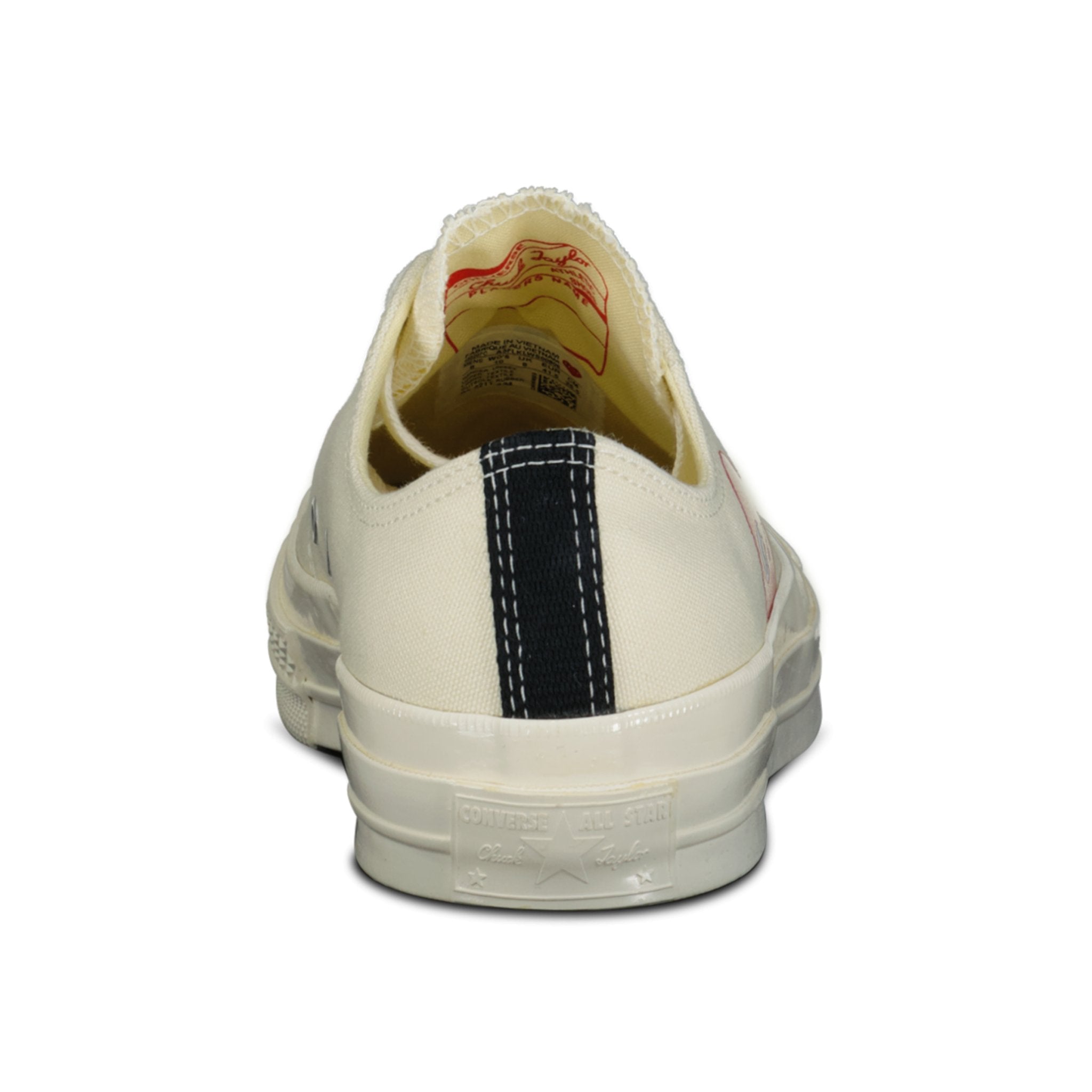Comme Des Garcons Play X Converse 'Chuck Taylor' Low Trainers Beige