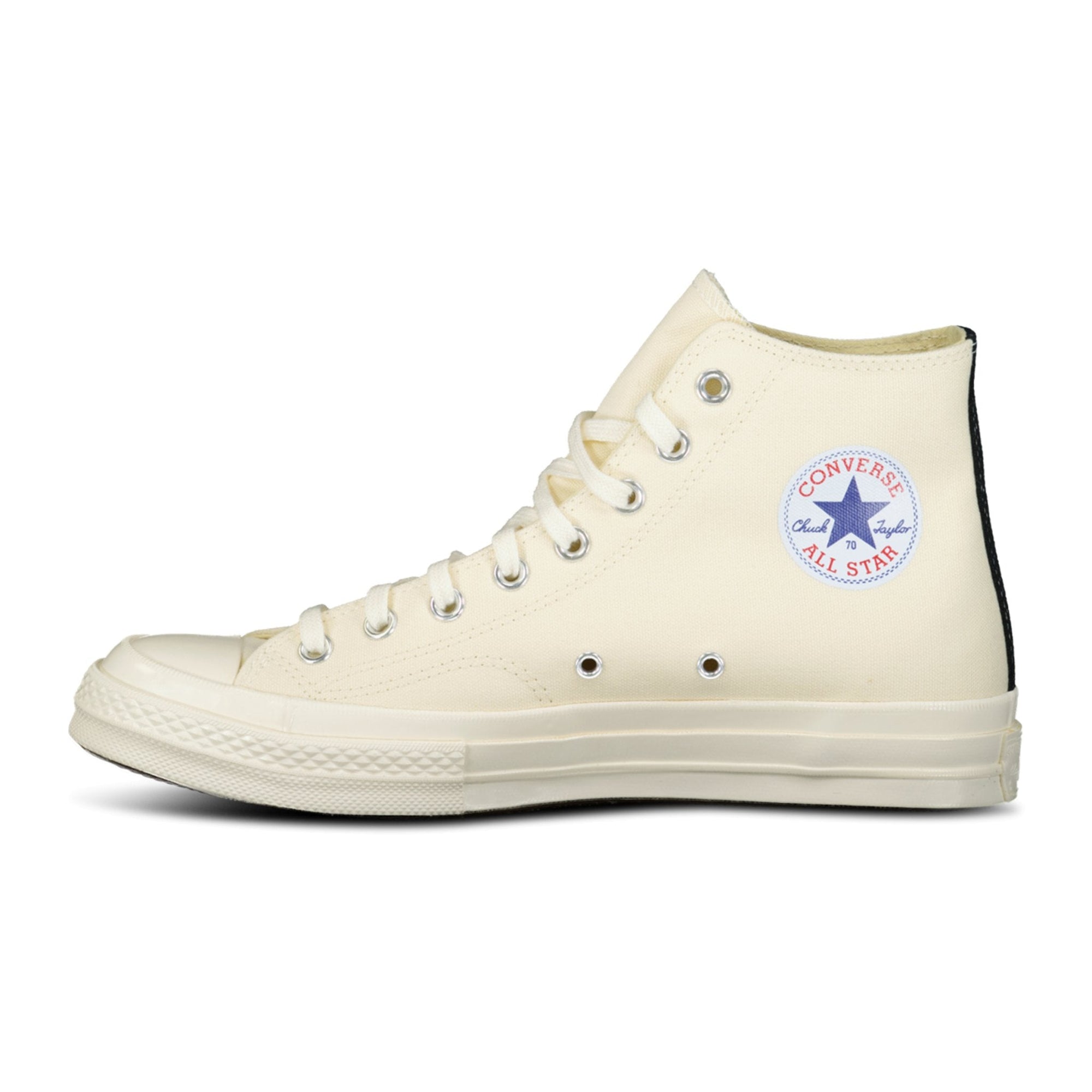 Comme Des Garcons Play X Converse 'Chuck Taylor' Trainers Beige