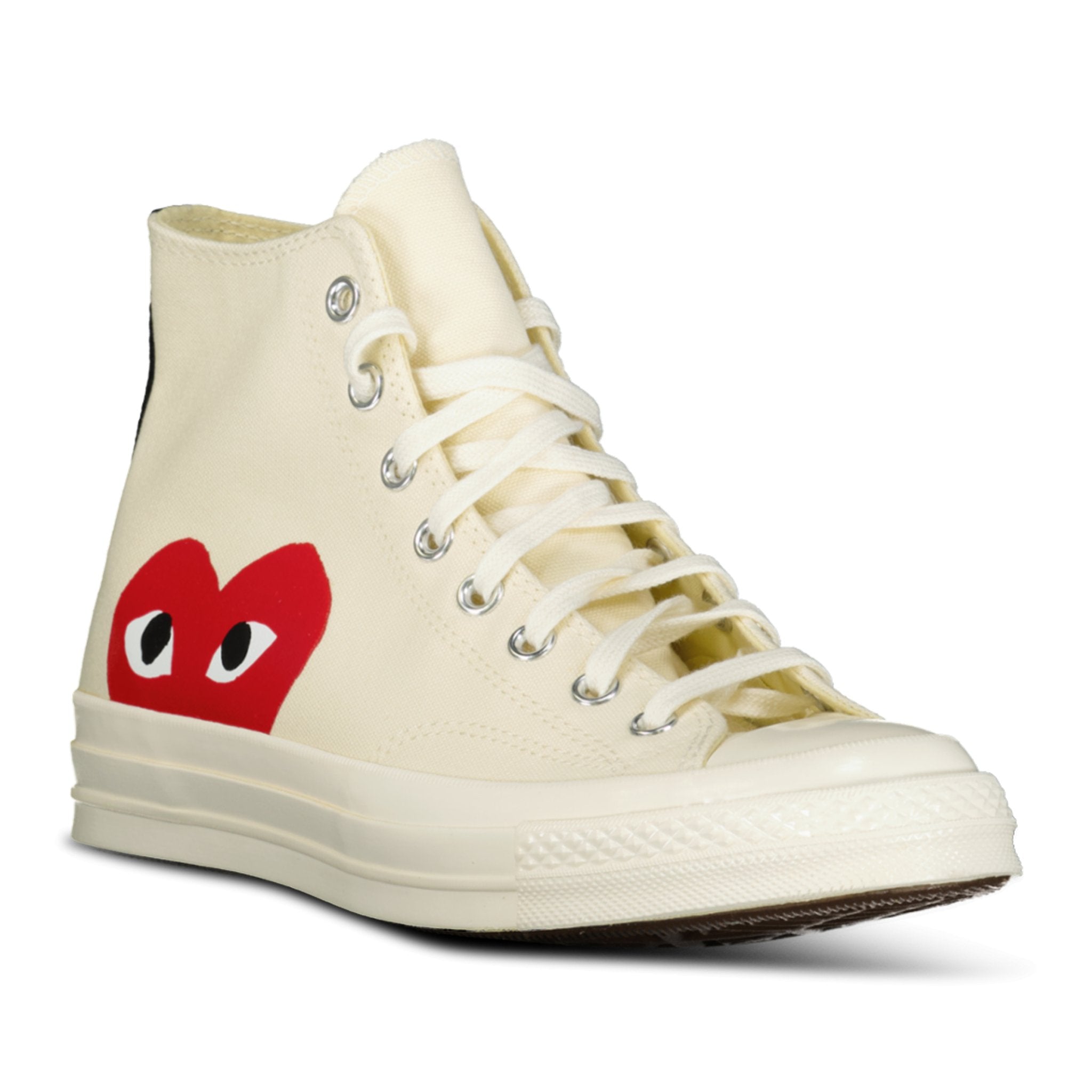 Comme Des Garcons Play X Converse 'Chuck Taylor' Trainers Beige