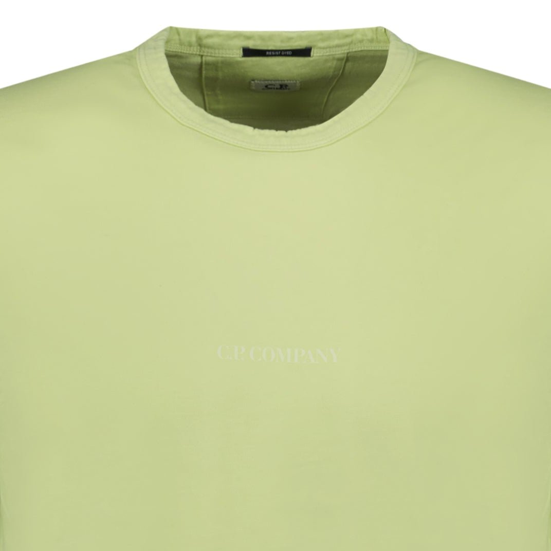 CP Company 24/1 Jersey Logo T-Shirt White Pear