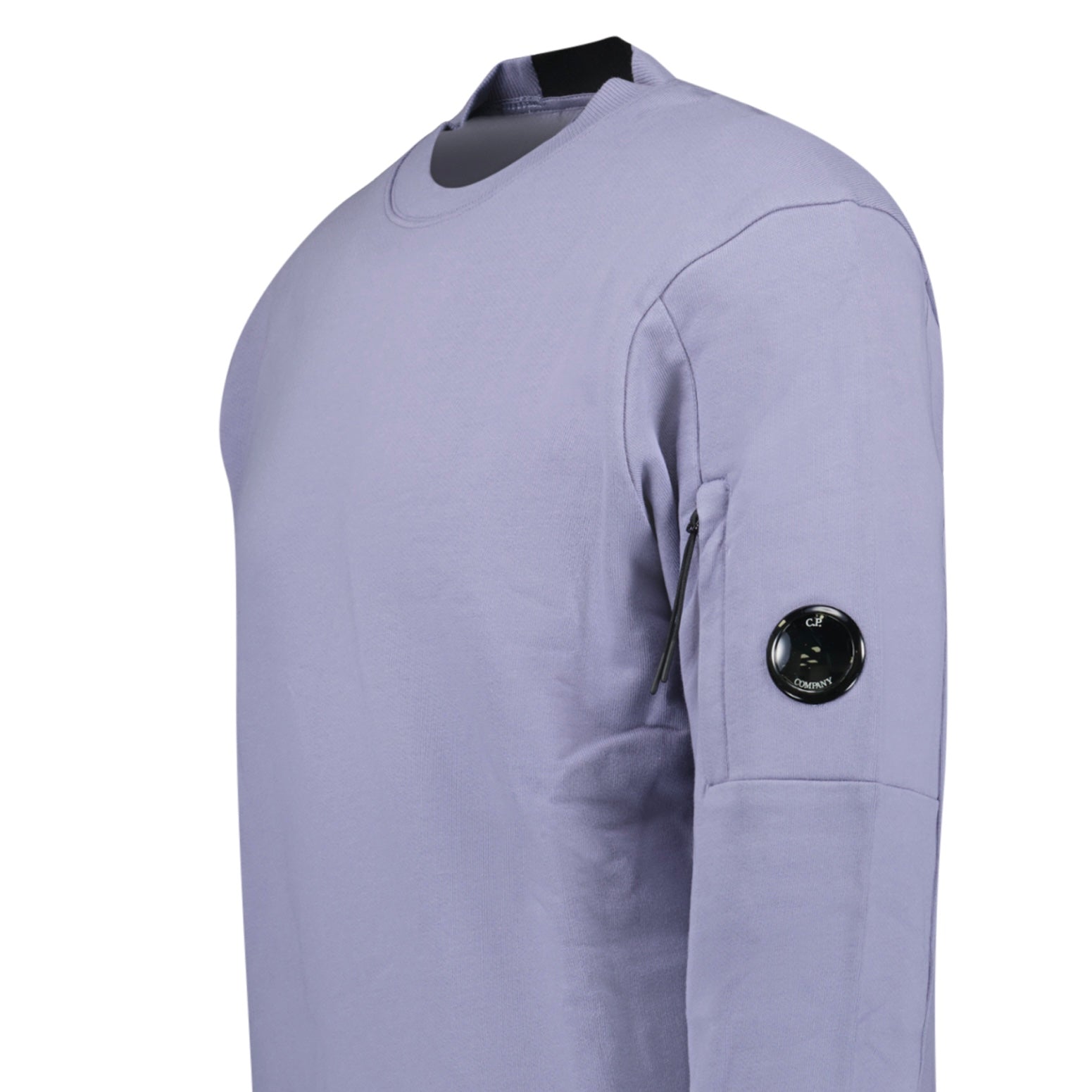 CP Company Arm Lens Diagonal Sweatshirt Lavender Violet