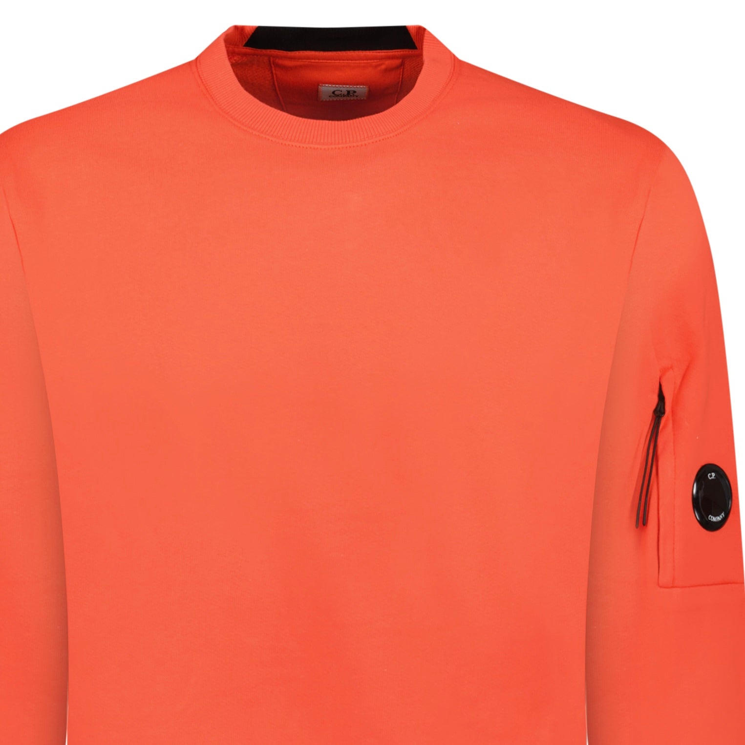 CP Company Arm Lens Diagonal Sweatshirt Poinciana Red