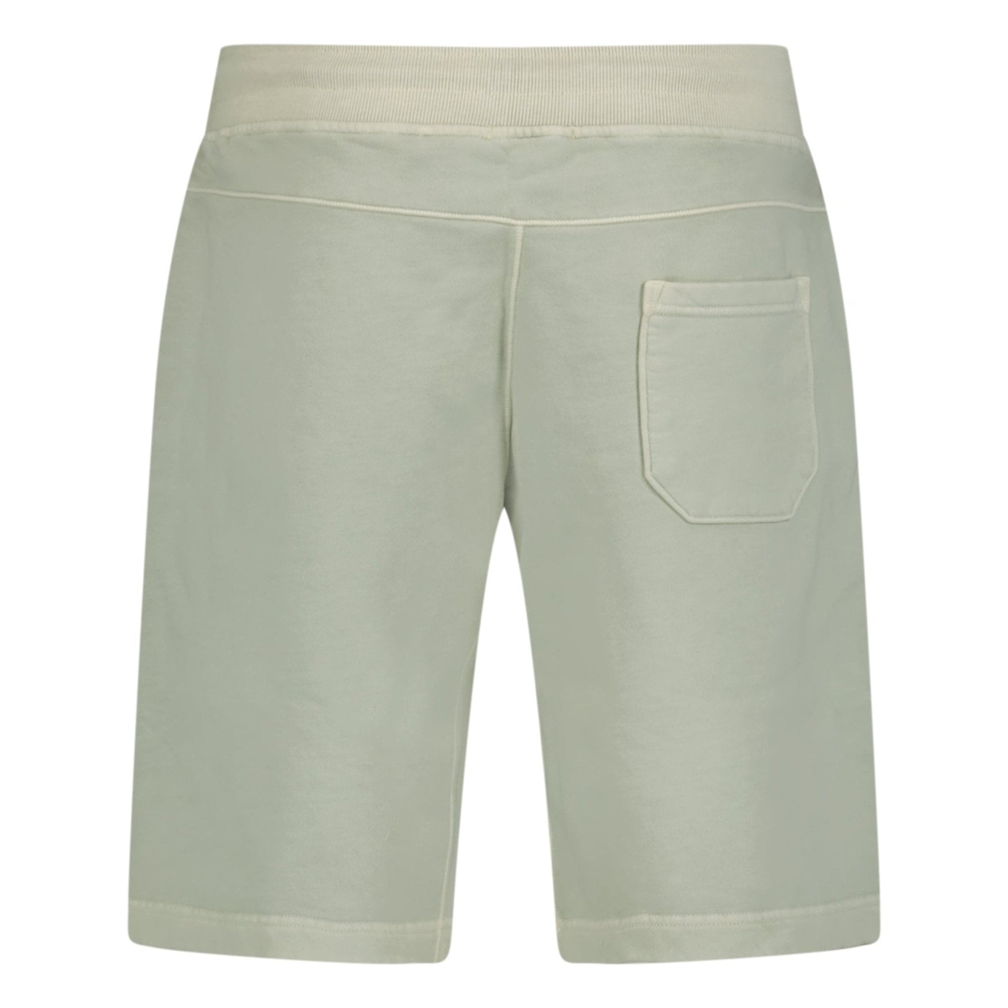 CP Company Bermuda Cotton Lens Shorts Ivory