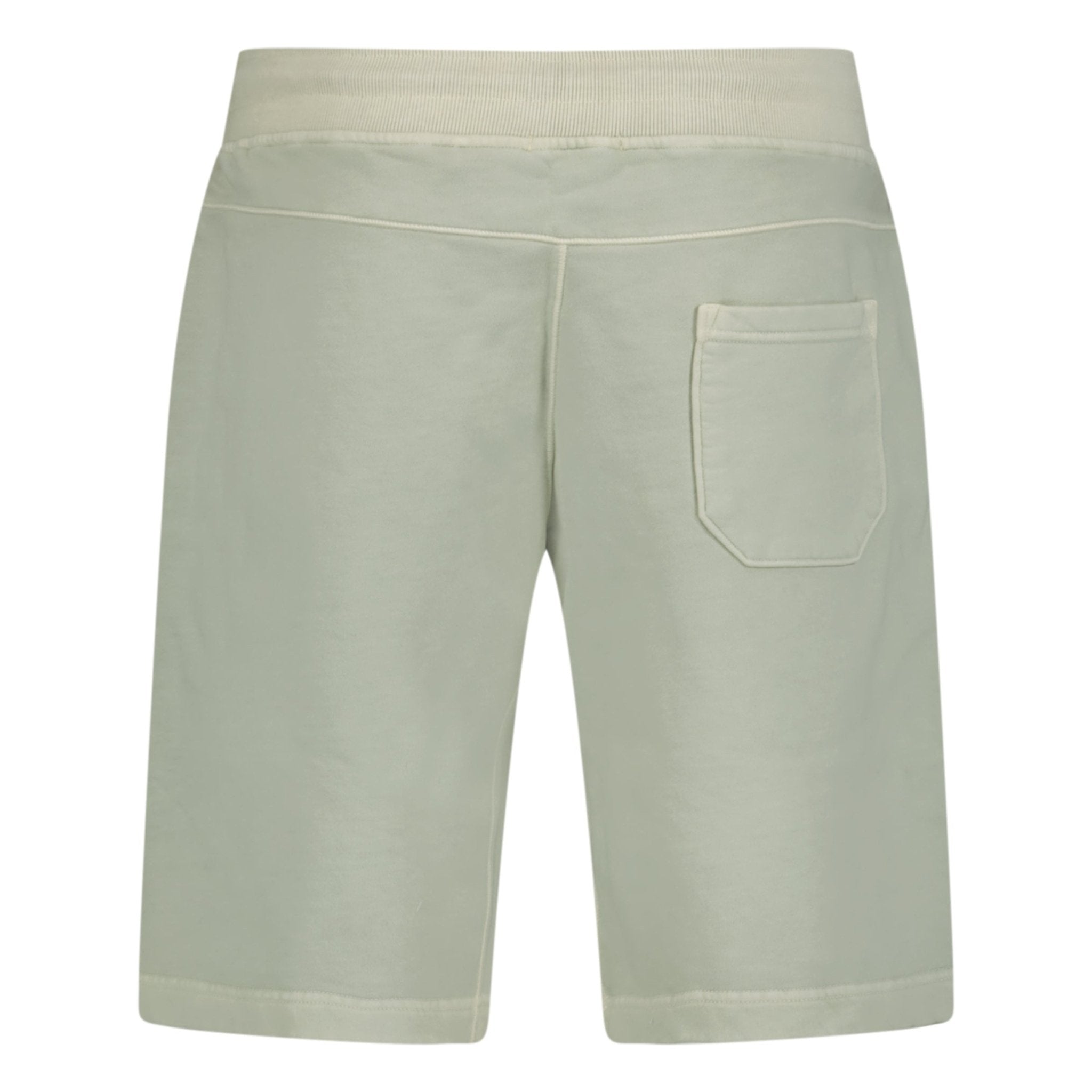 CP Company Bermuda Cotton Lens Shorts Ivory