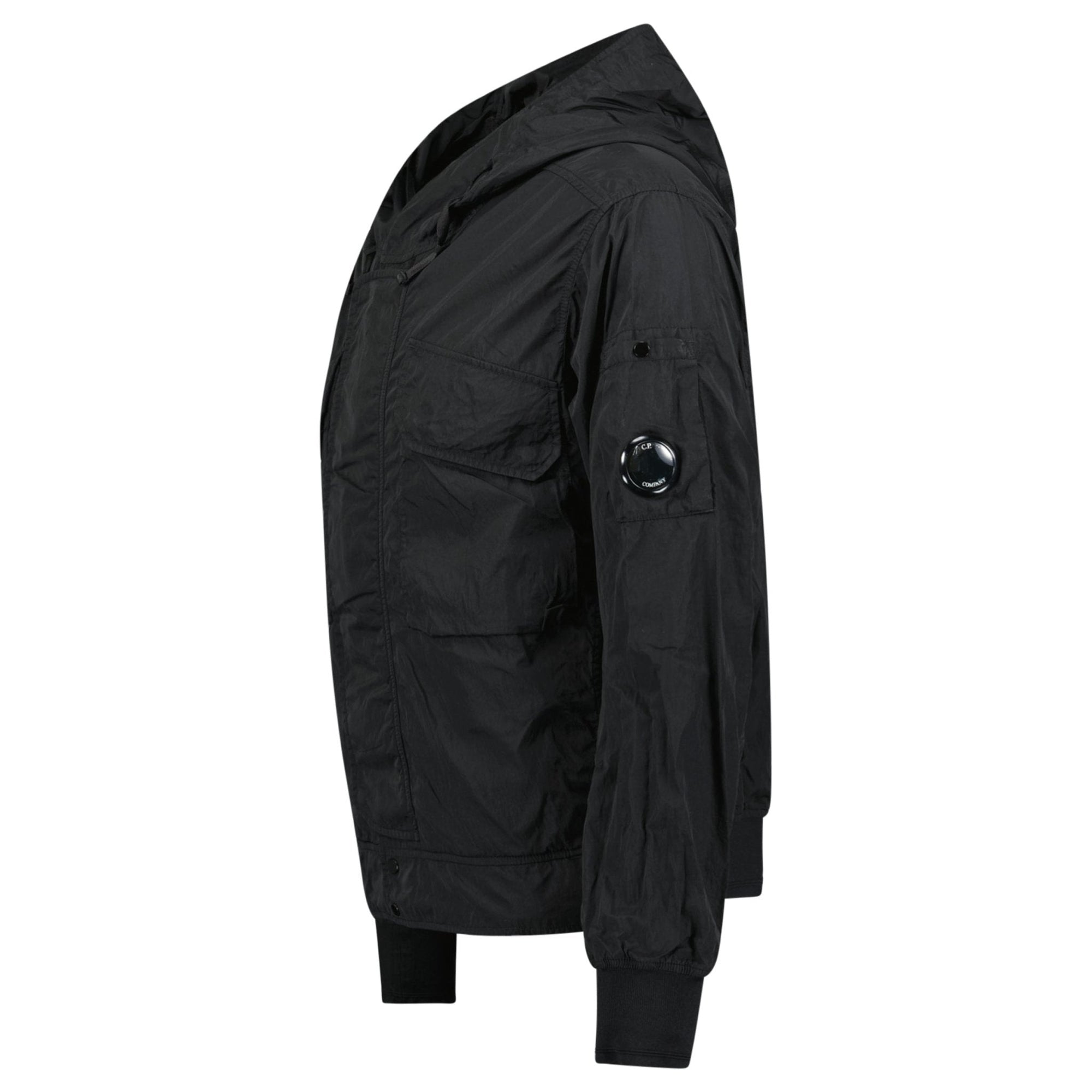 CP Company Black Chrome-R Hooded Lens Jacket