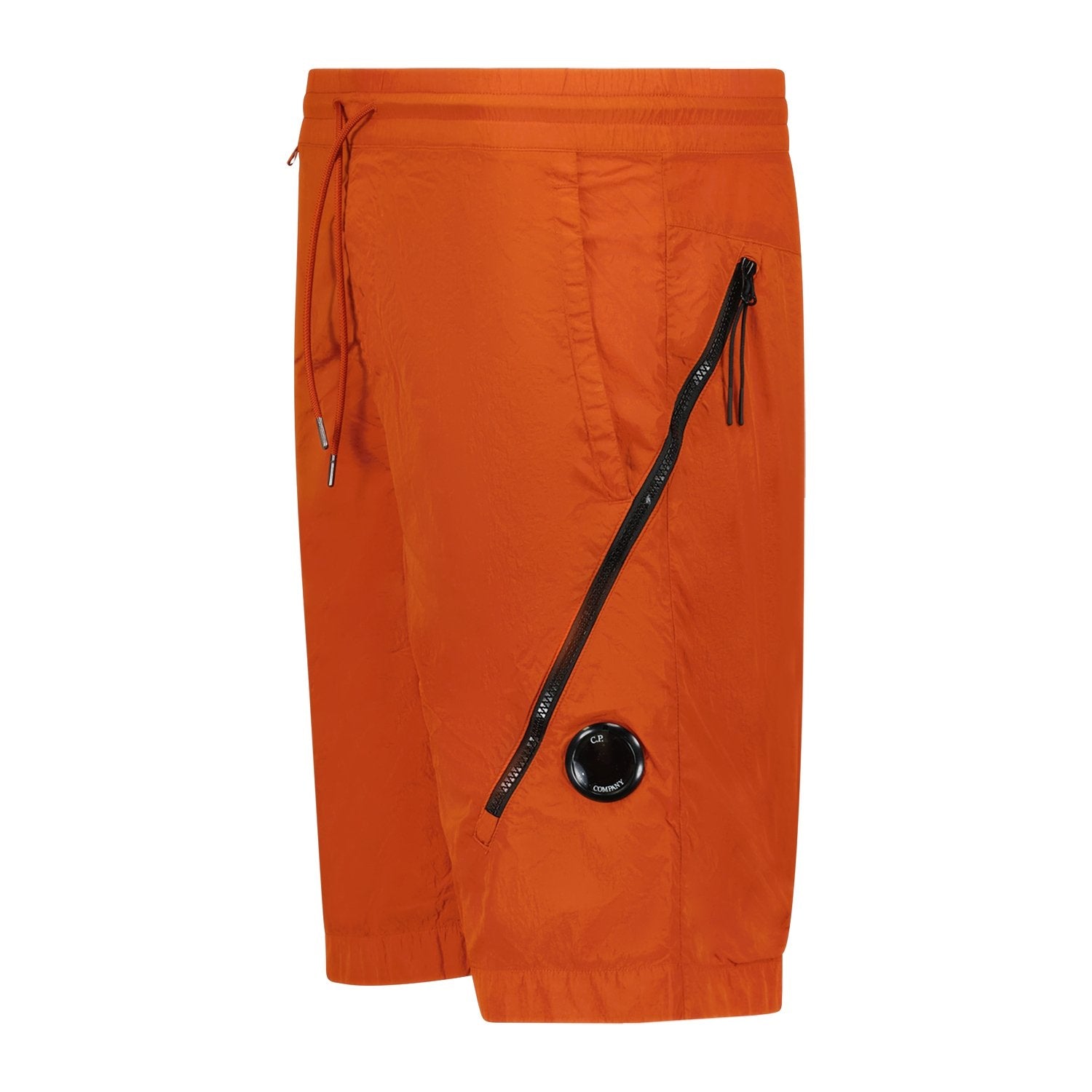 CP Company Chrome Lens Shorts Dark Orange