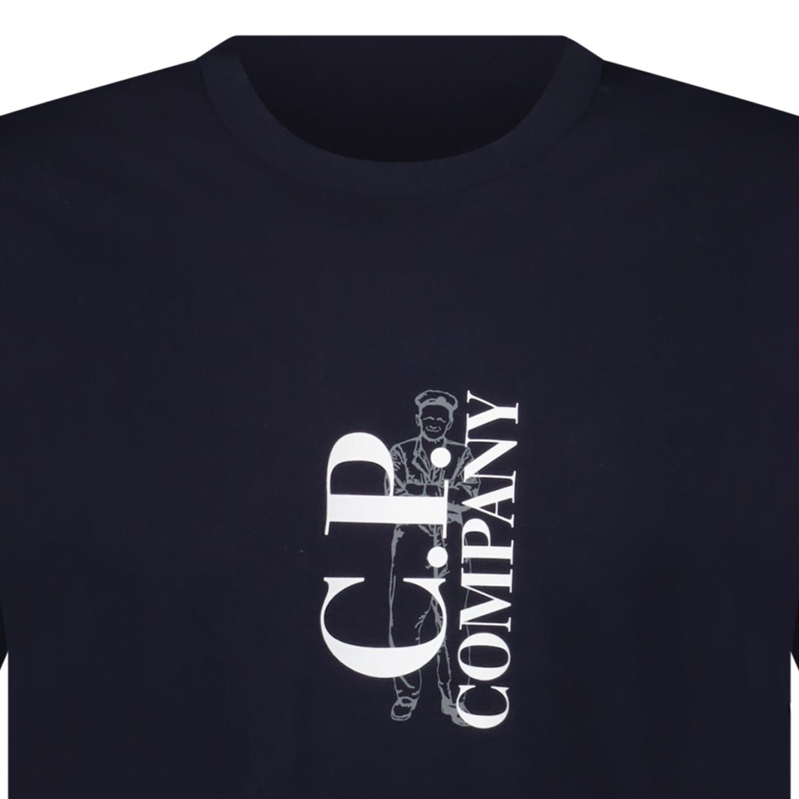 CP Company 30/1 Sailor Logo T-Shirt Navy