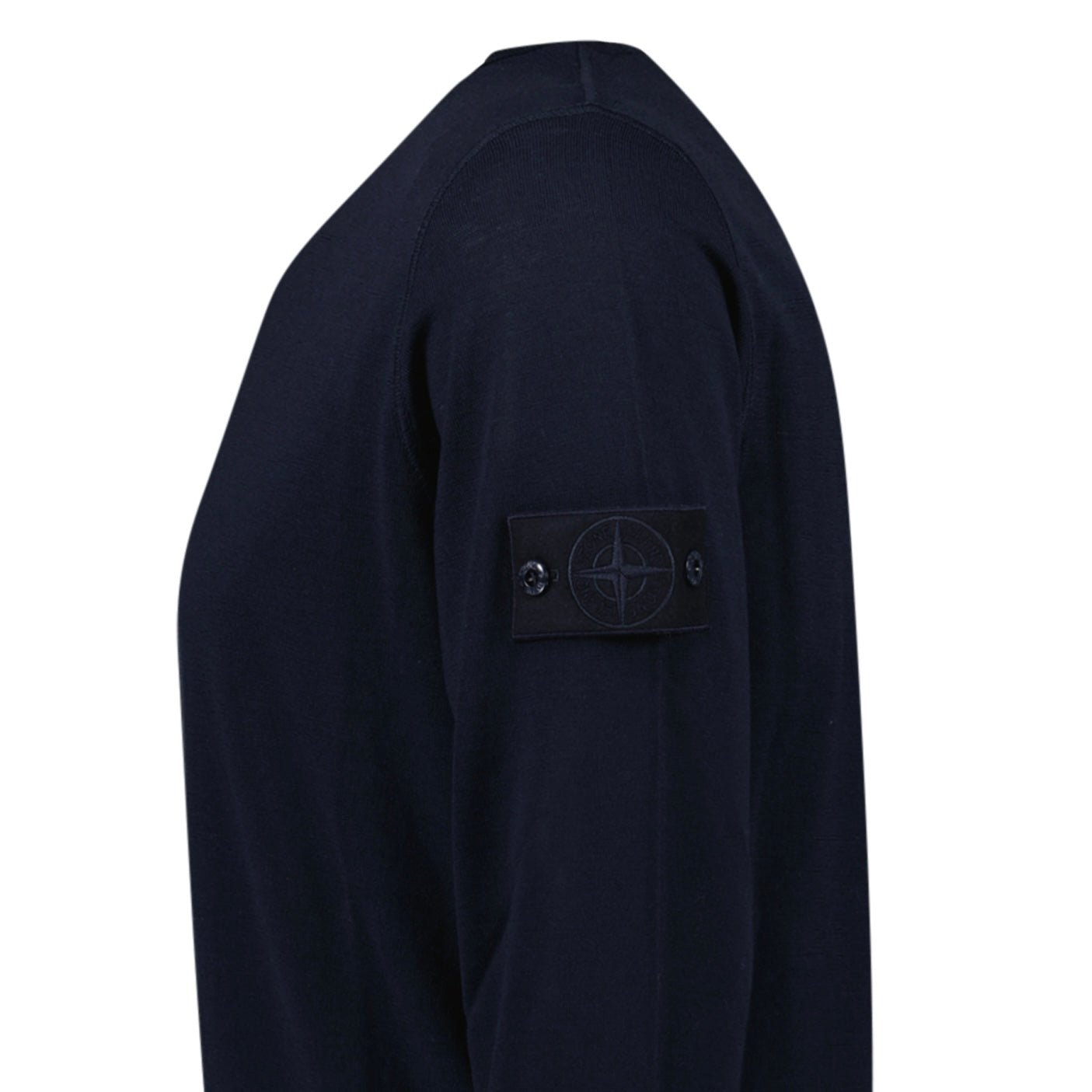 Stone Island Ghost Wool Crew Neck Jumper Navy