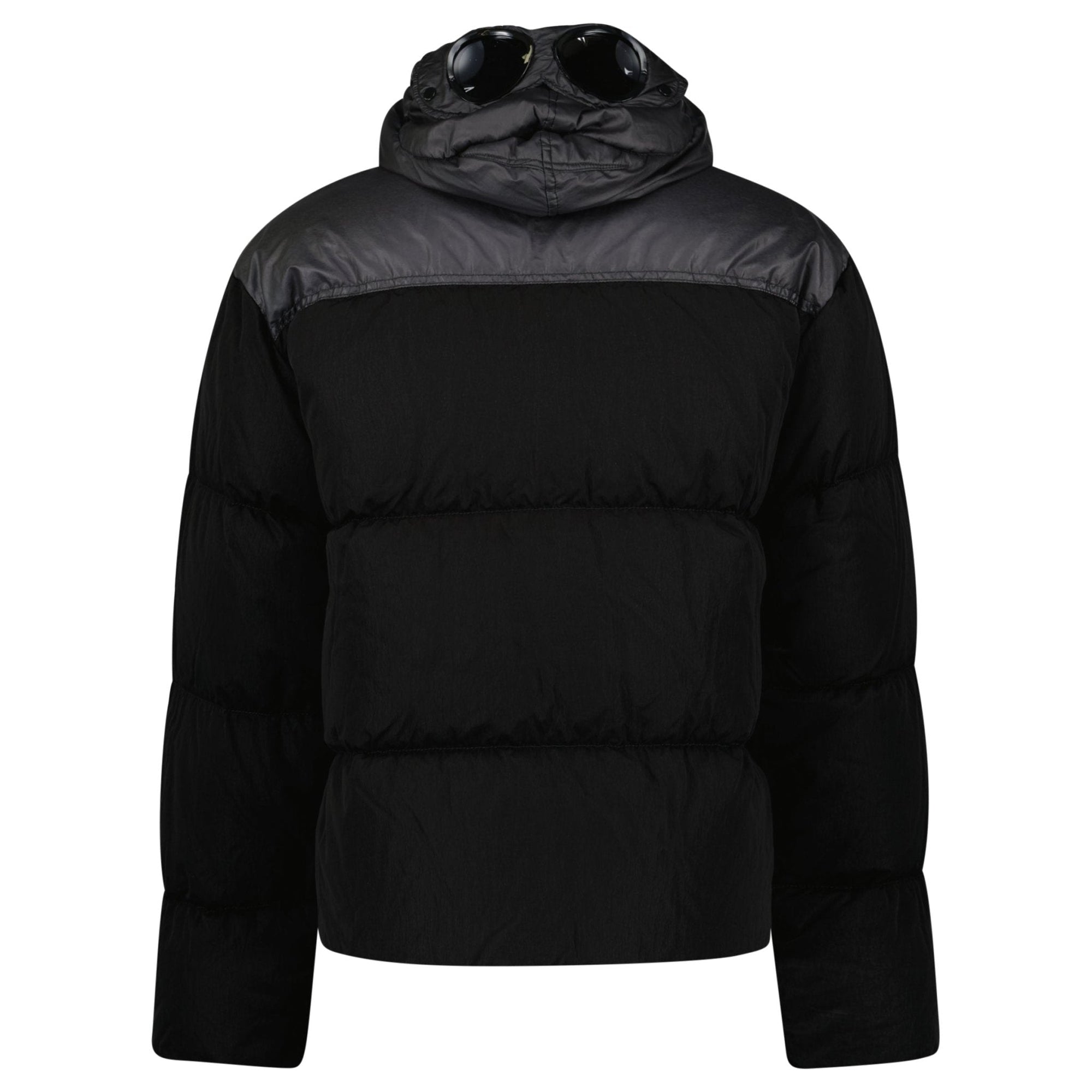 CP Company Eco Chrome R Mixed Goggle Down Jacket Black