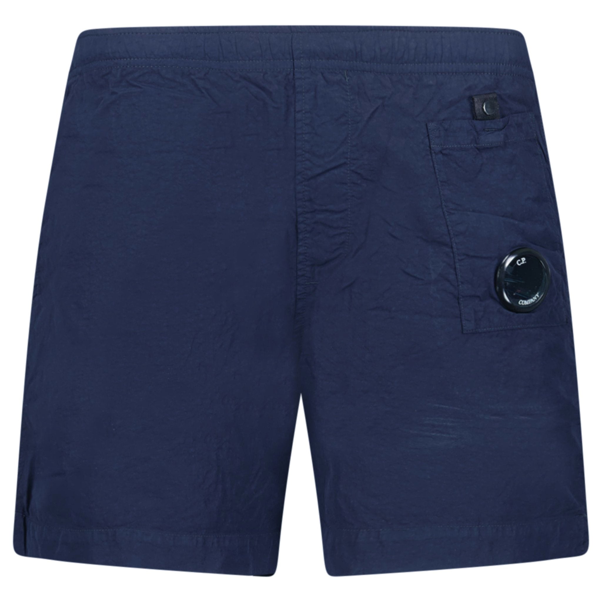 CP Company Flatt Nylon Lens-Detail Swim Shorts Medieval Blue