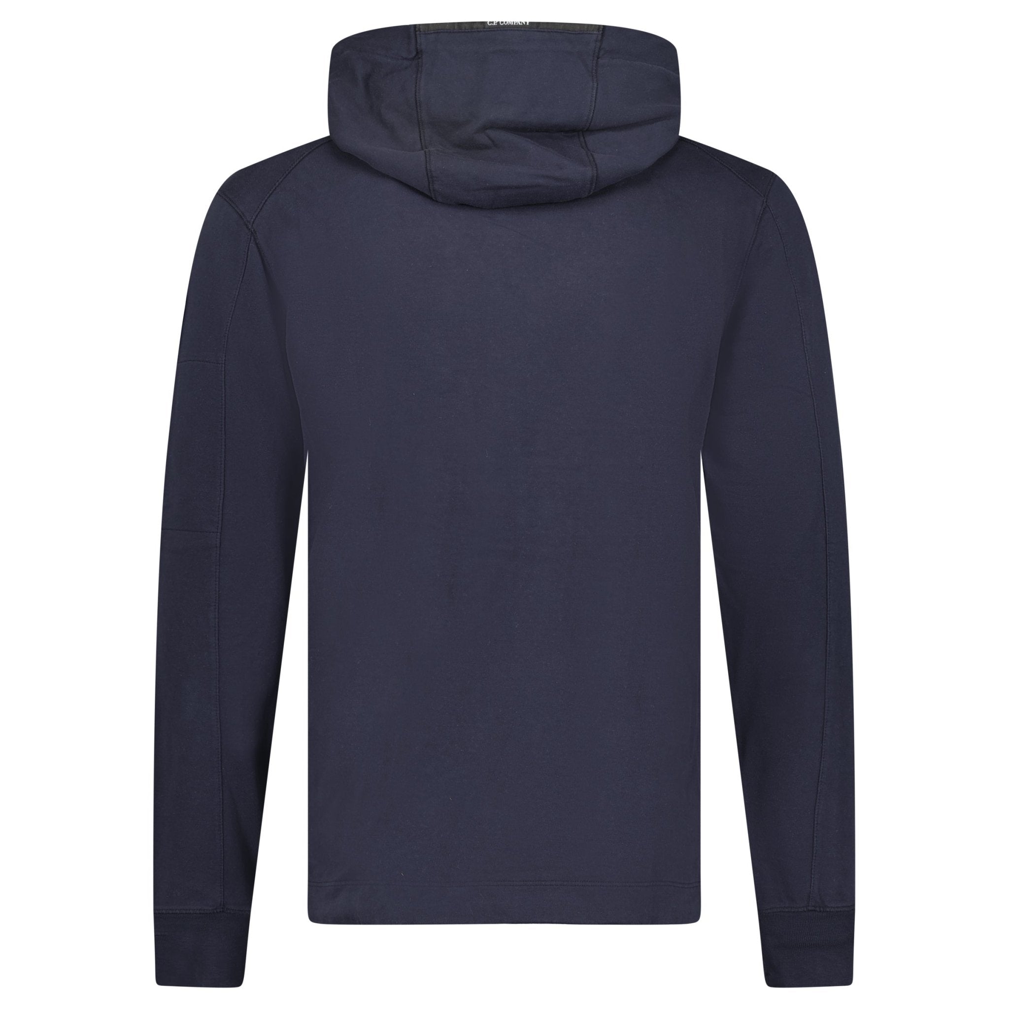 CP Company Hooded Lens Light Fleece Sweatshirt Midnight Blue