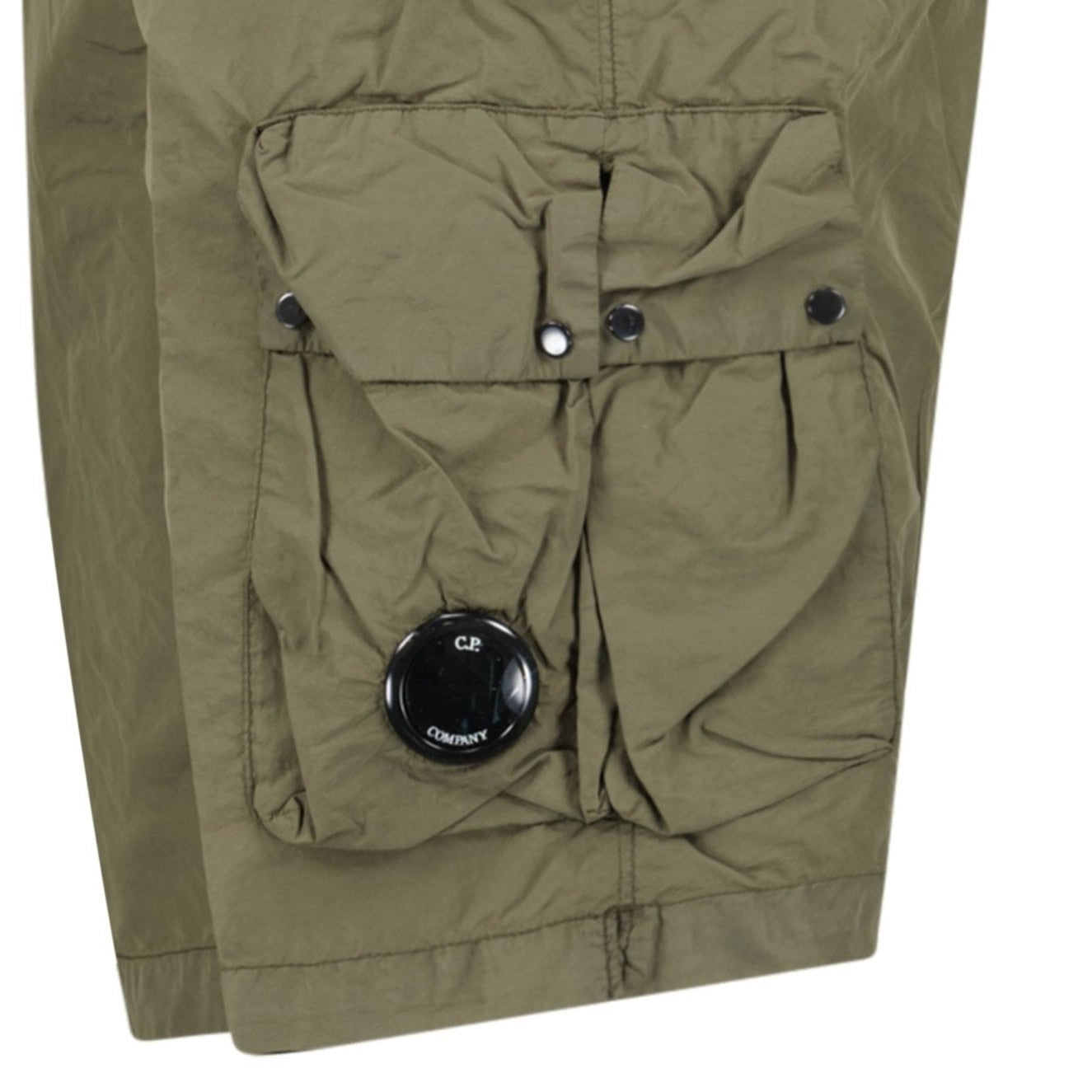 CP Company Ivy Green Lens-Detail Swim Shorts