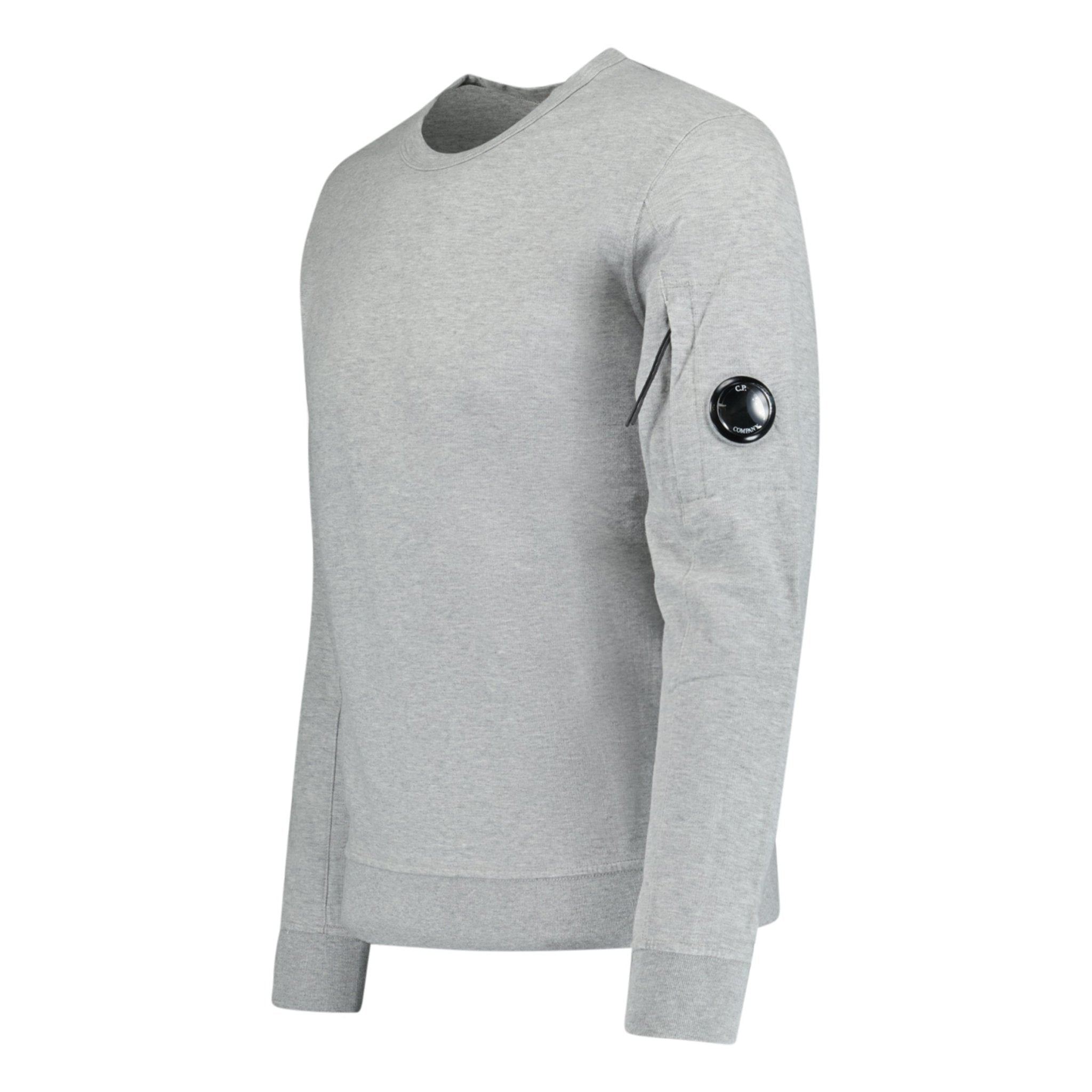 CP Company Lens Light Fleece Sweatshirt Grey