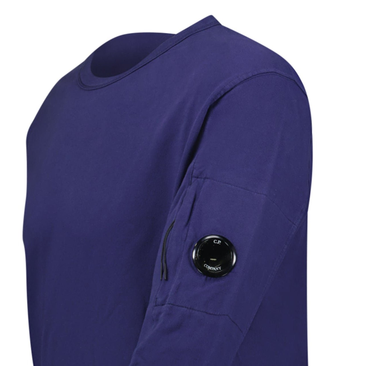 CP Company Lens Light Fleece Sweatshirt Medval Blue