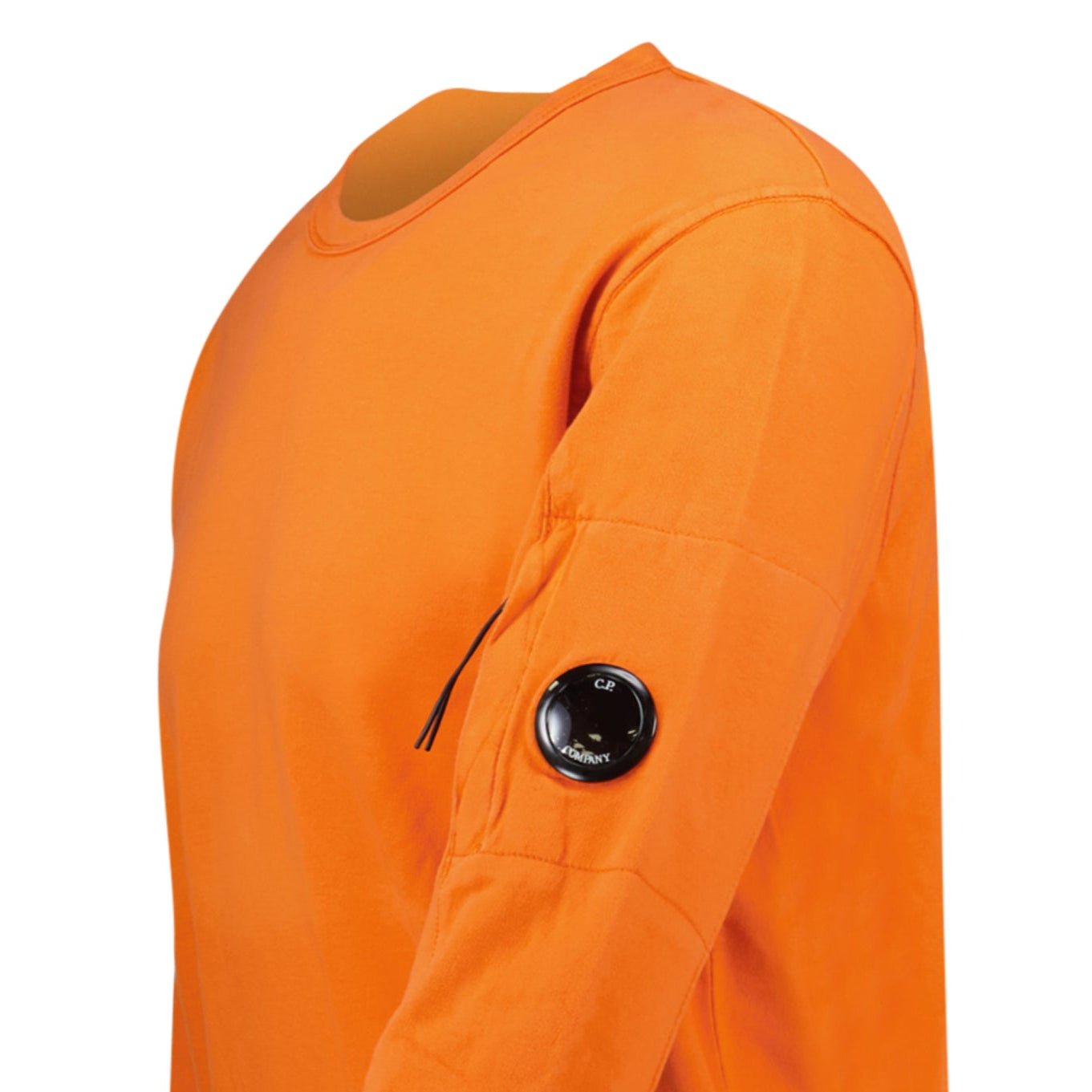 CP Company Lens Light Fleece Sweatshirt Orange