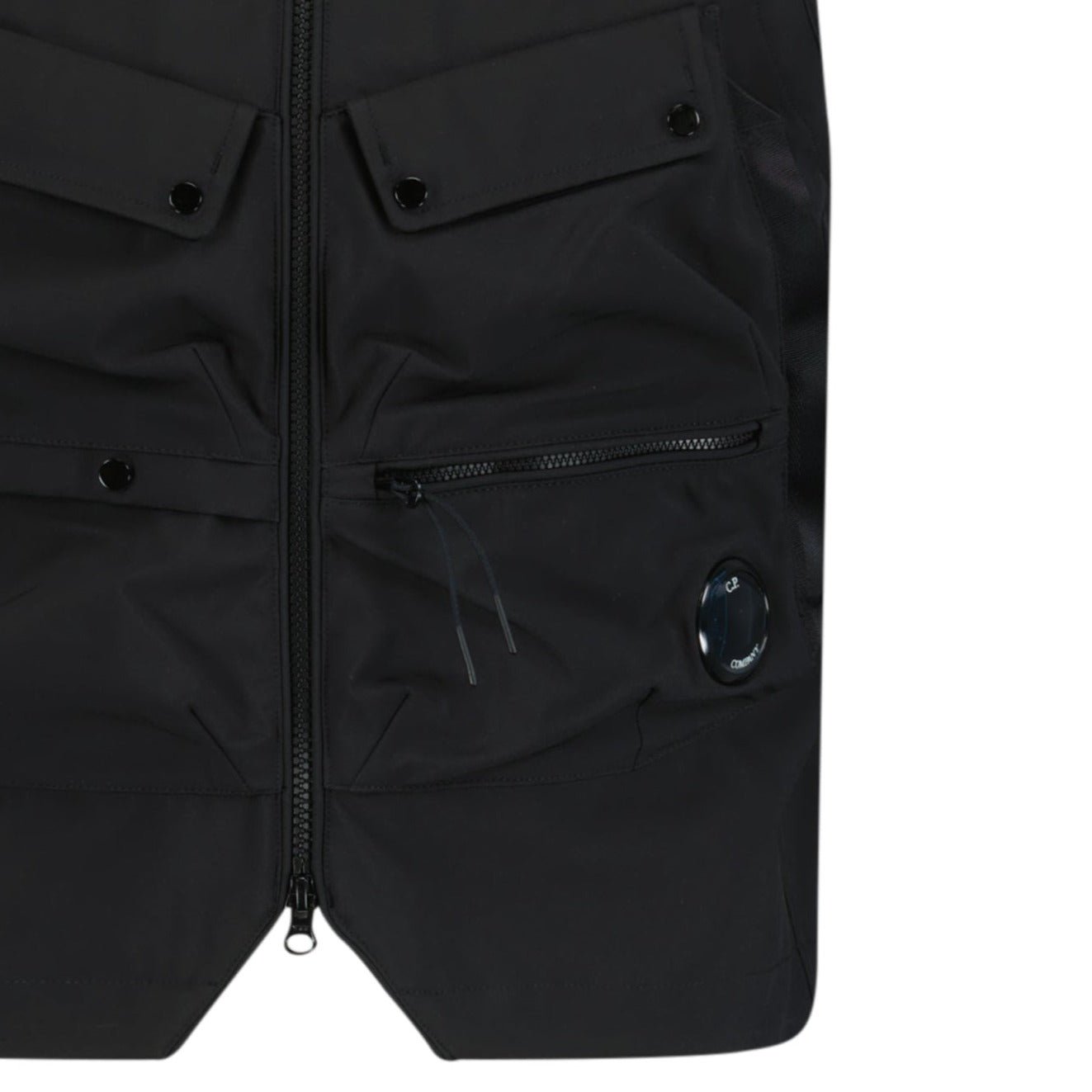 CP Company Lens Shell-R Vest Black