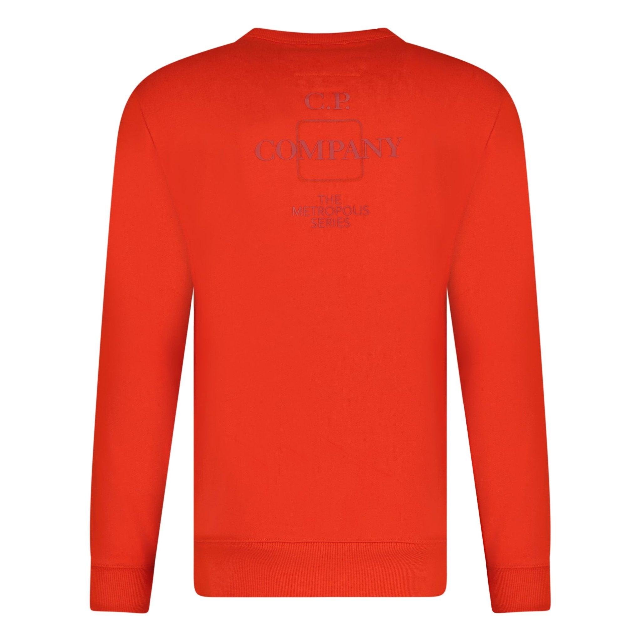 CP Company Patch Logo Sweatshirt Red