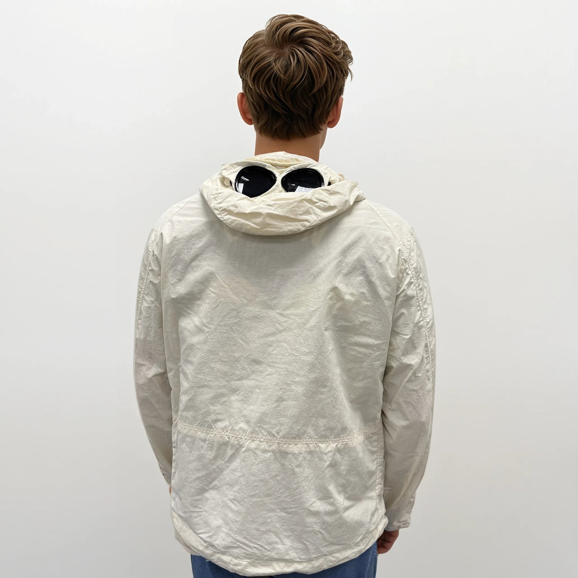 CP Company Pistachio Shell Flatt Nylon Goggle Jacket