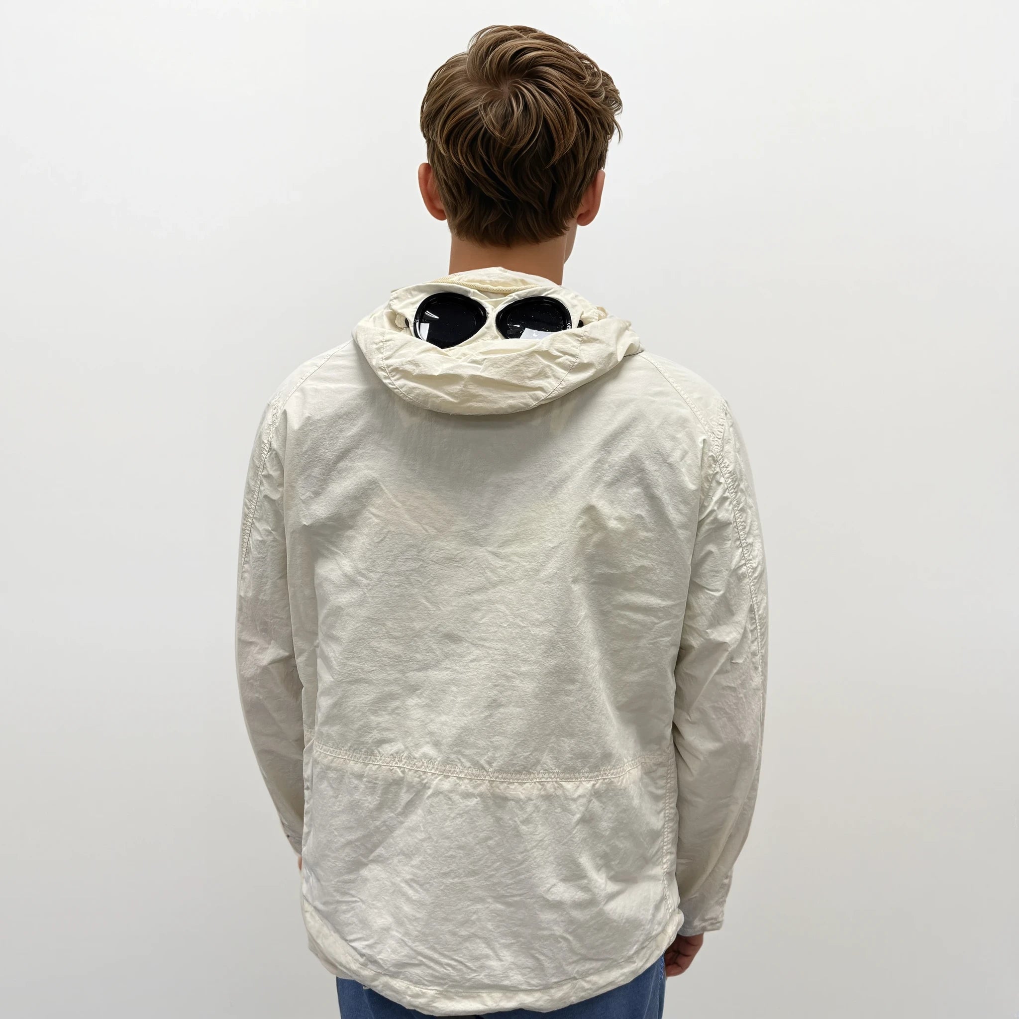 CP Company Pistachio Shell Flatt Nylon Goggle Jacket