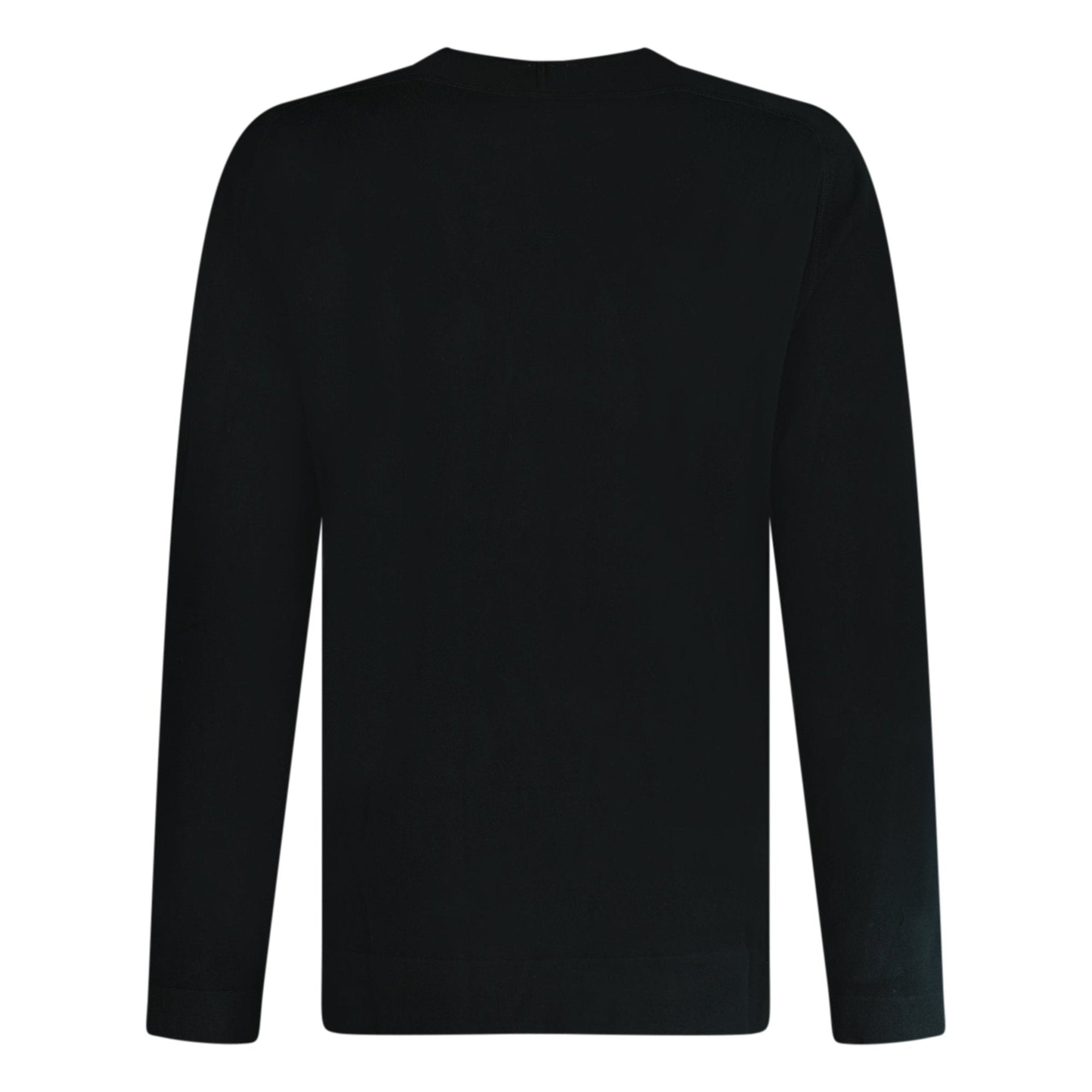 CP Company Sea Island Knitted Lens Sweatshirt Black