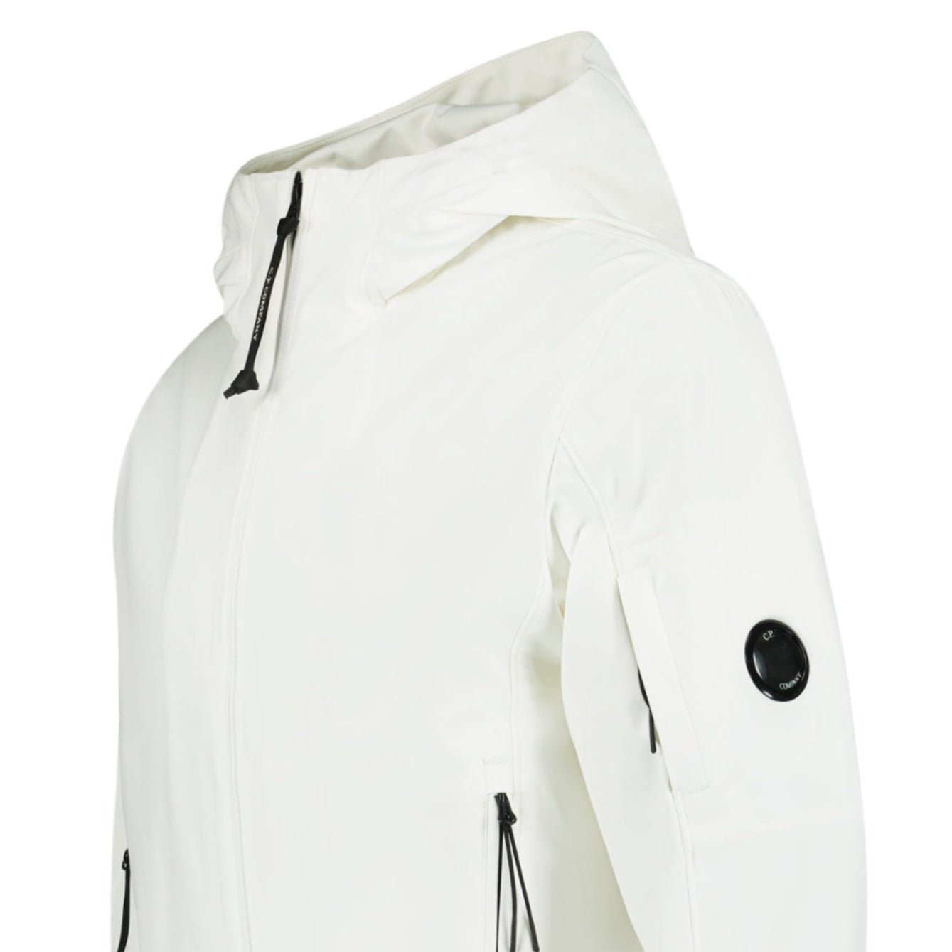 CP Company Softshell Arm Lens Jacket White