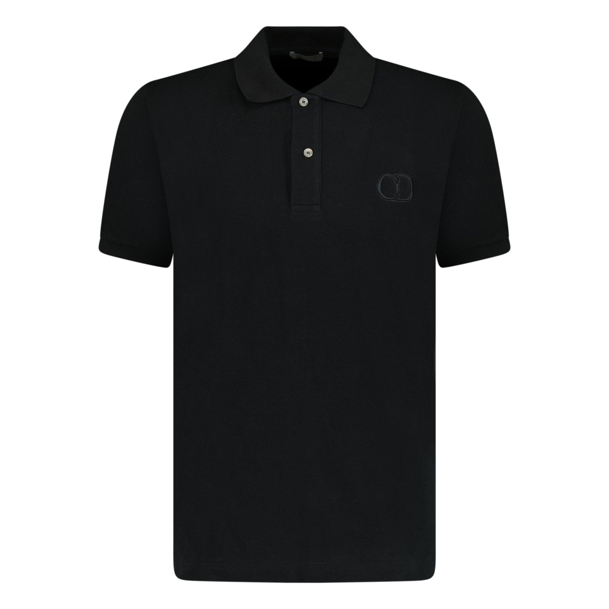 Dior 'Cd Icon' Polo T Shirt Black