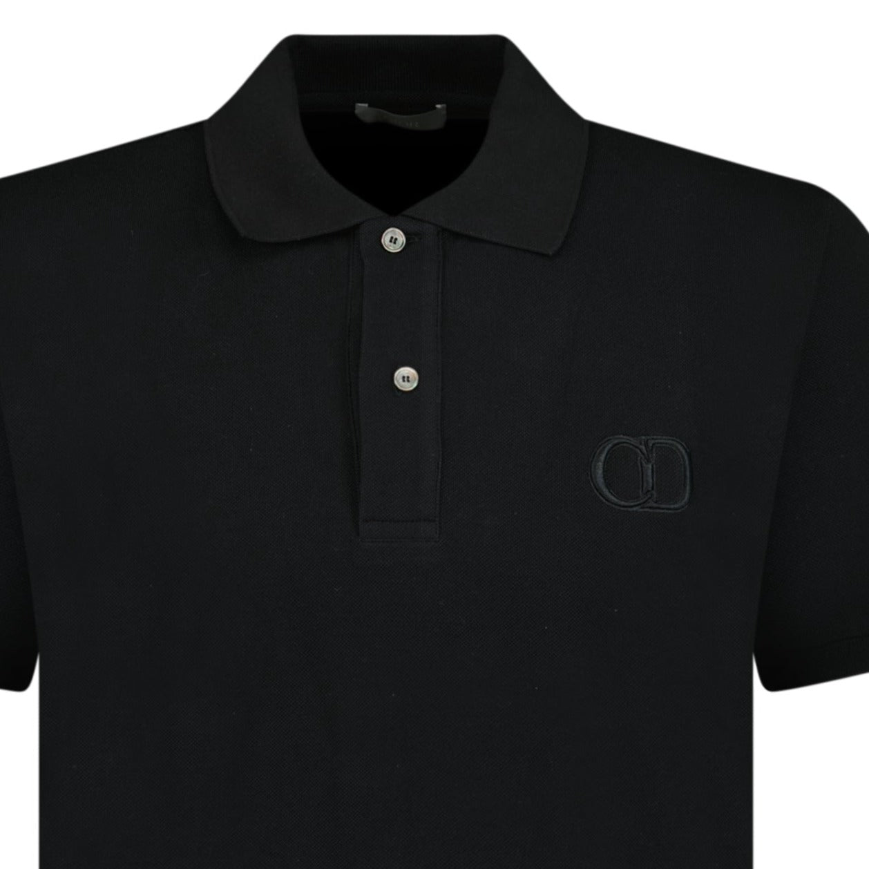 Dior 'Cd Icon' Polo T Shirt Black