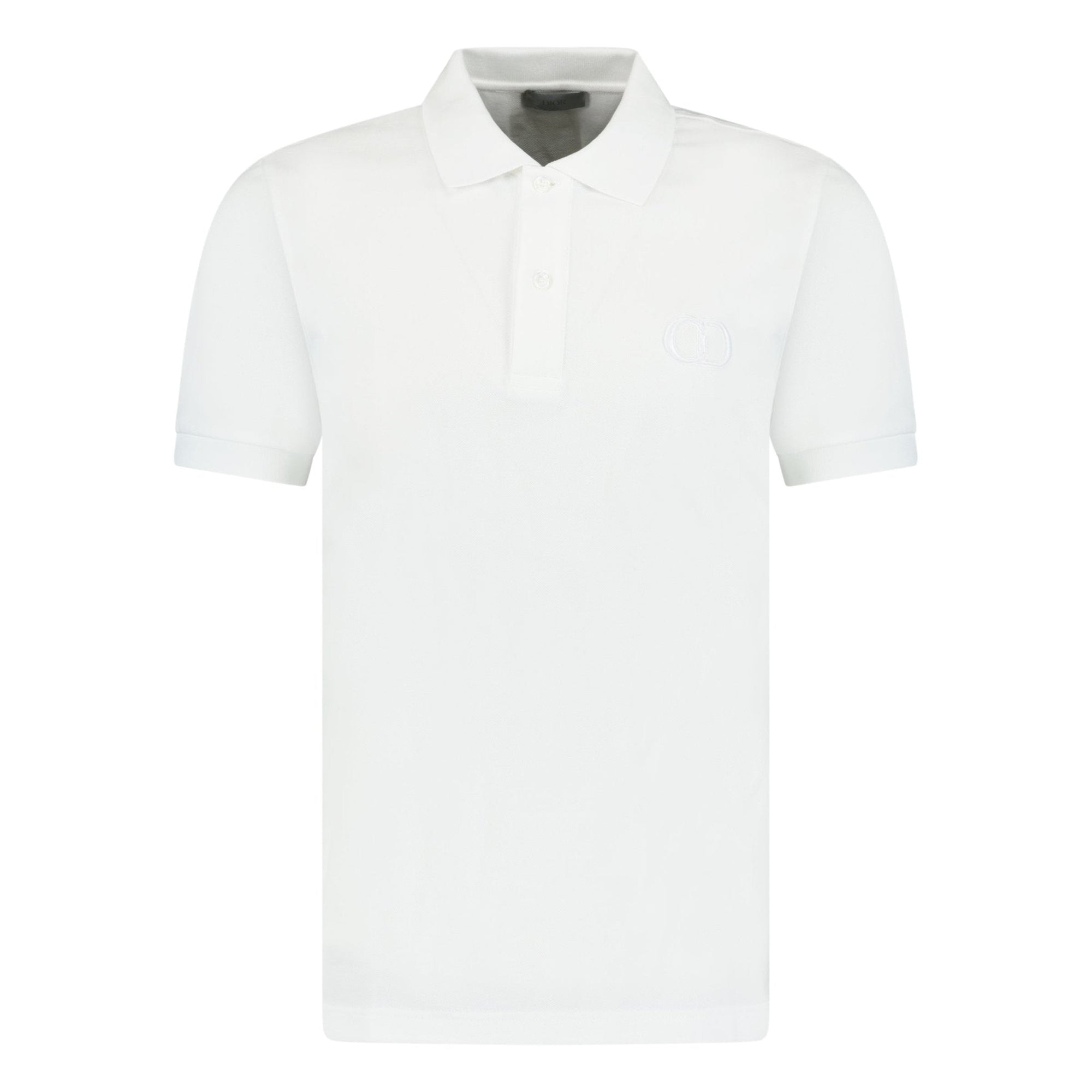 Dior 'Cd Icon' Polo T Shirt White