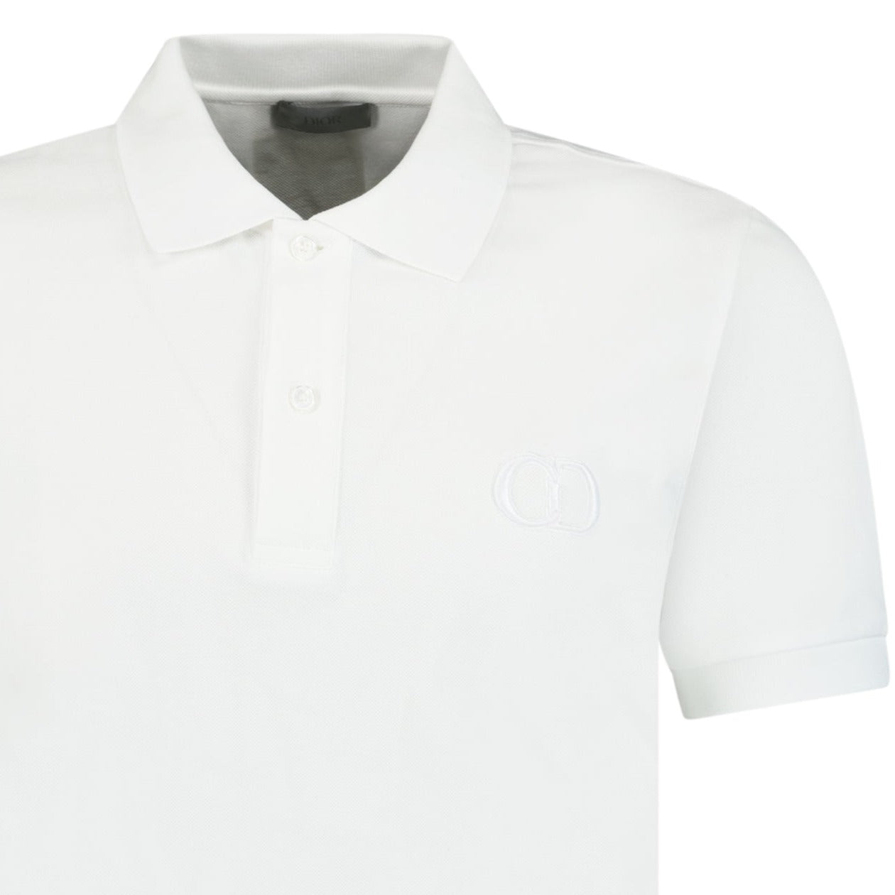 Dior 'Cd Icon' Polo T Shirt White