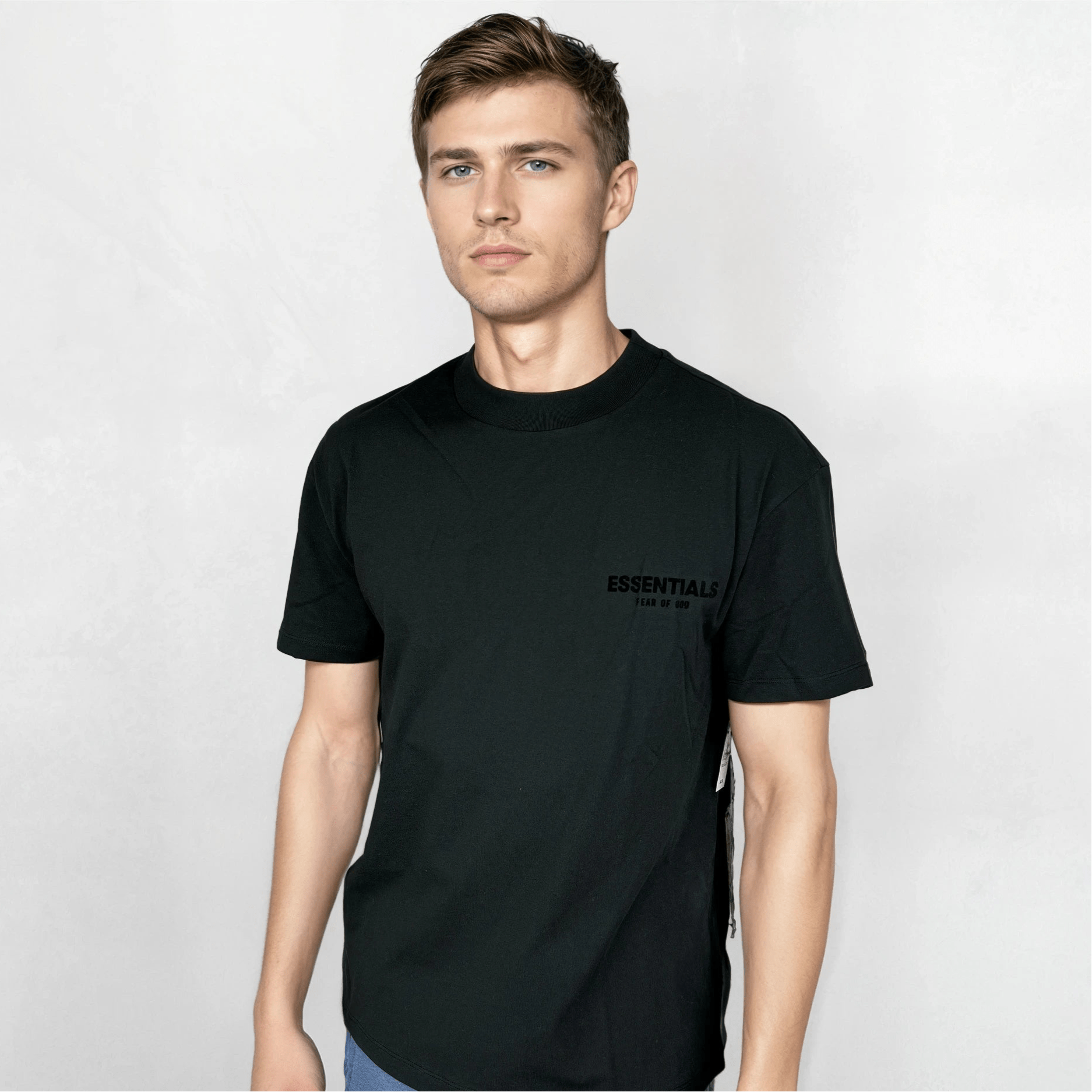 Essentials x Fear Of God T-Shirt Stretch Limo Black
