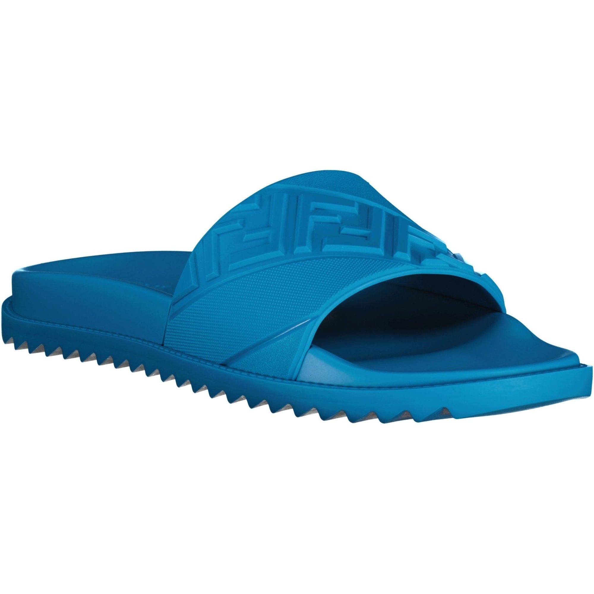 Fendi FF Logo Sliders Azure