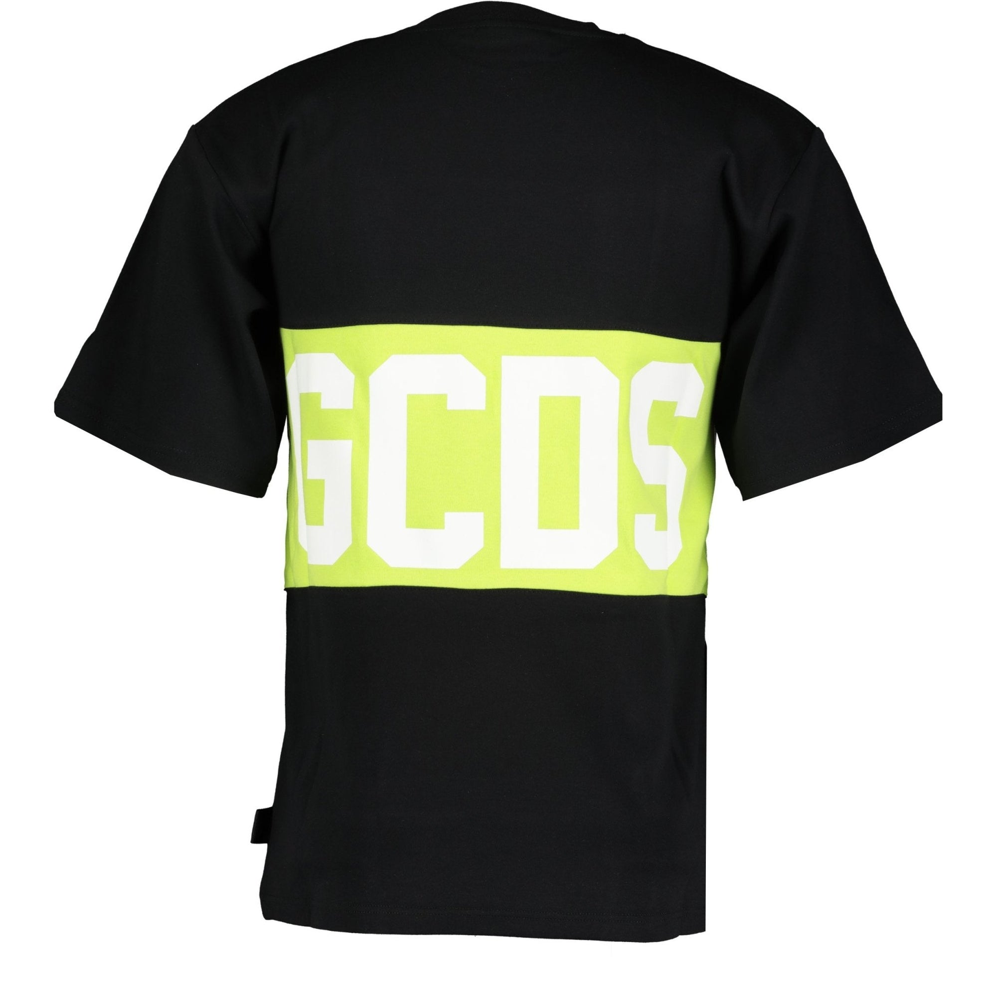 GCDS Logo T-Shirt Black & Lime