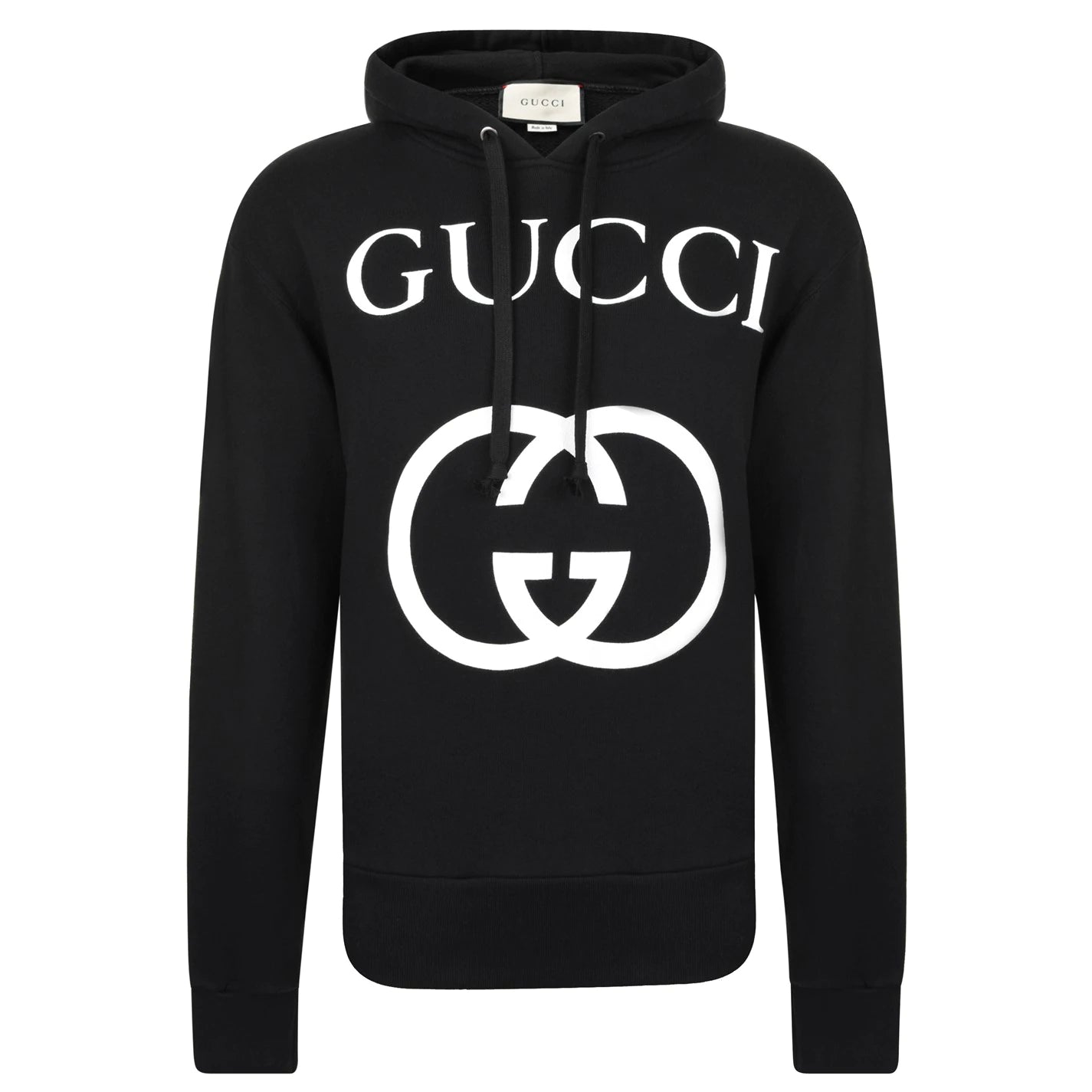 Gucci Logo Hoodie Sweatshirt Black